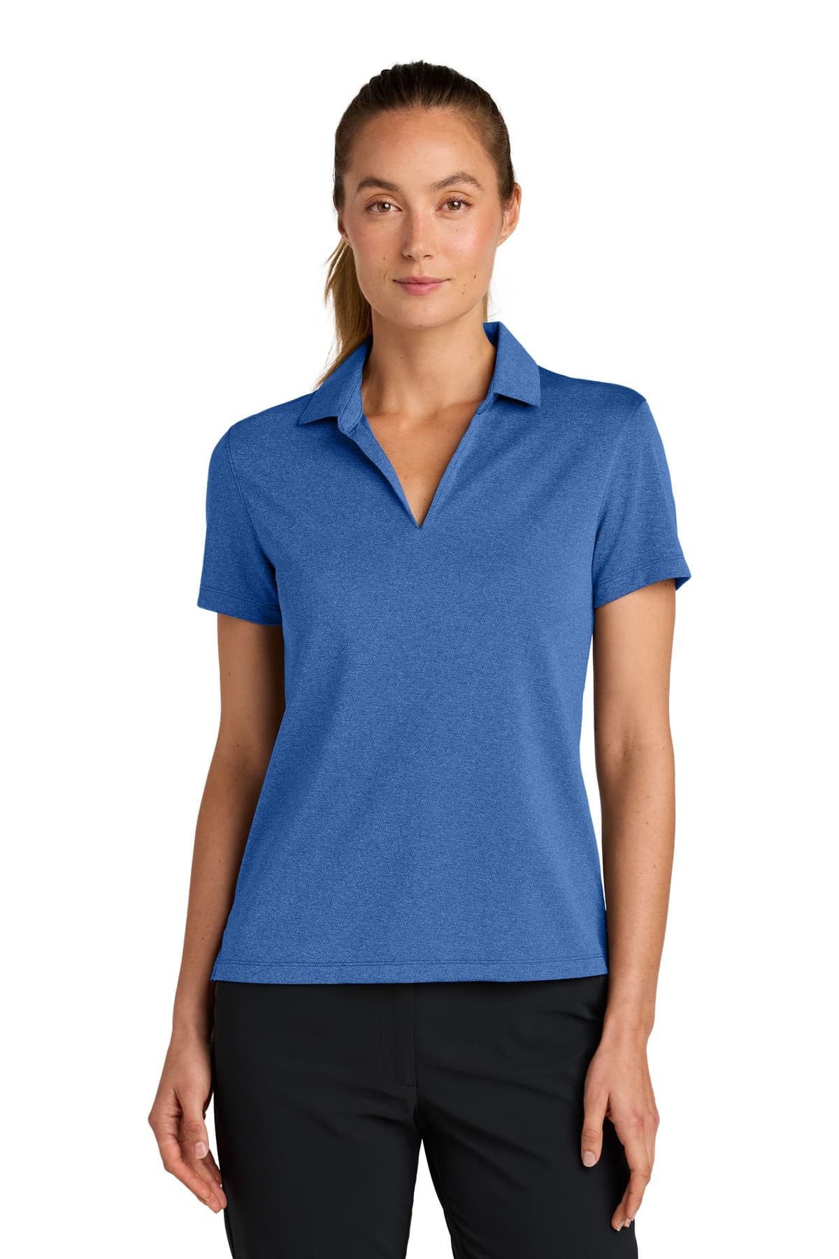 Nike Women's Dri-FIT Smooth Heather Polo NKFQ4793 thumbnail 3