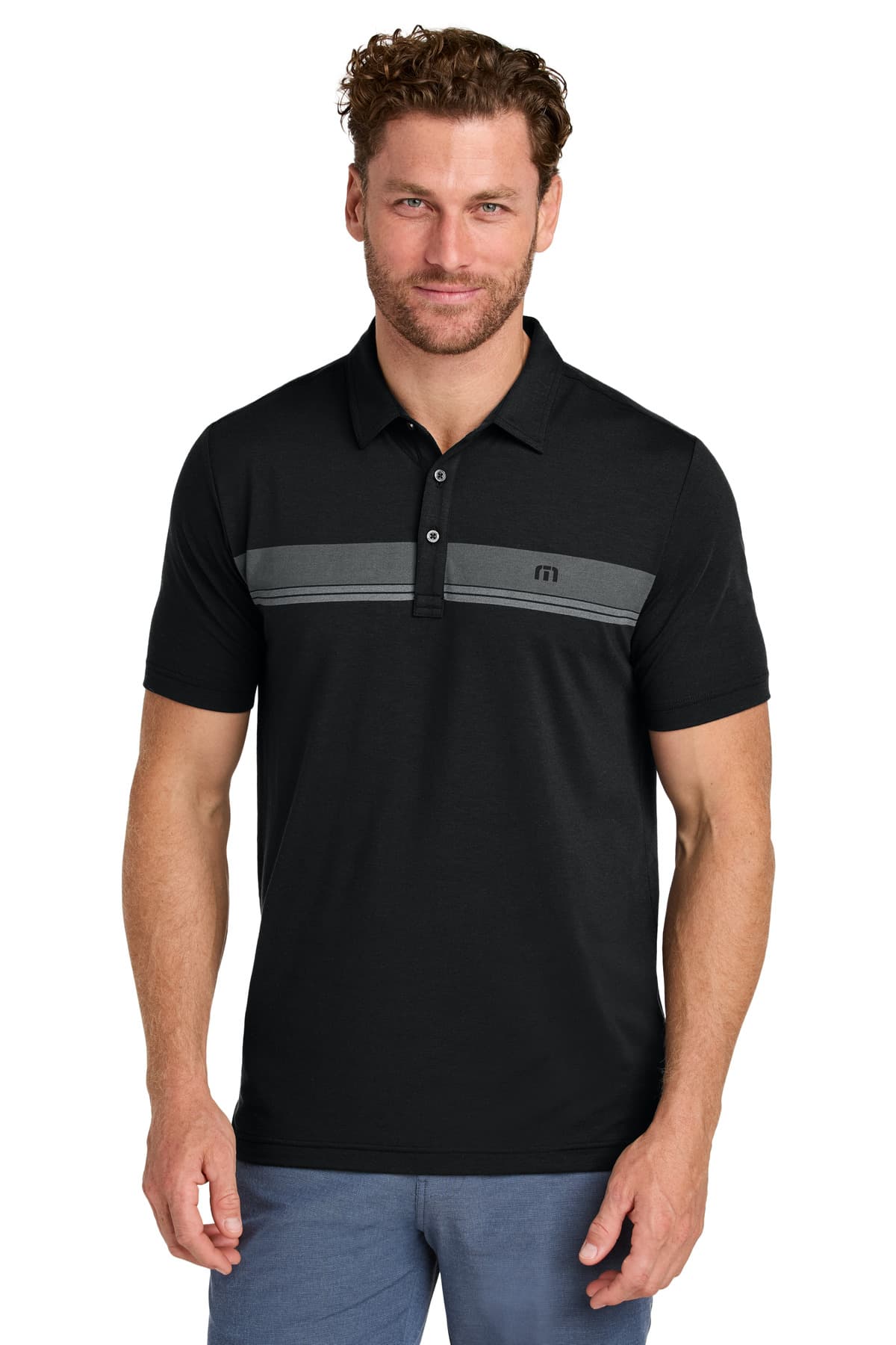 TravisMathew Glenview Stripe Polo TMA41462 thumbnail 2