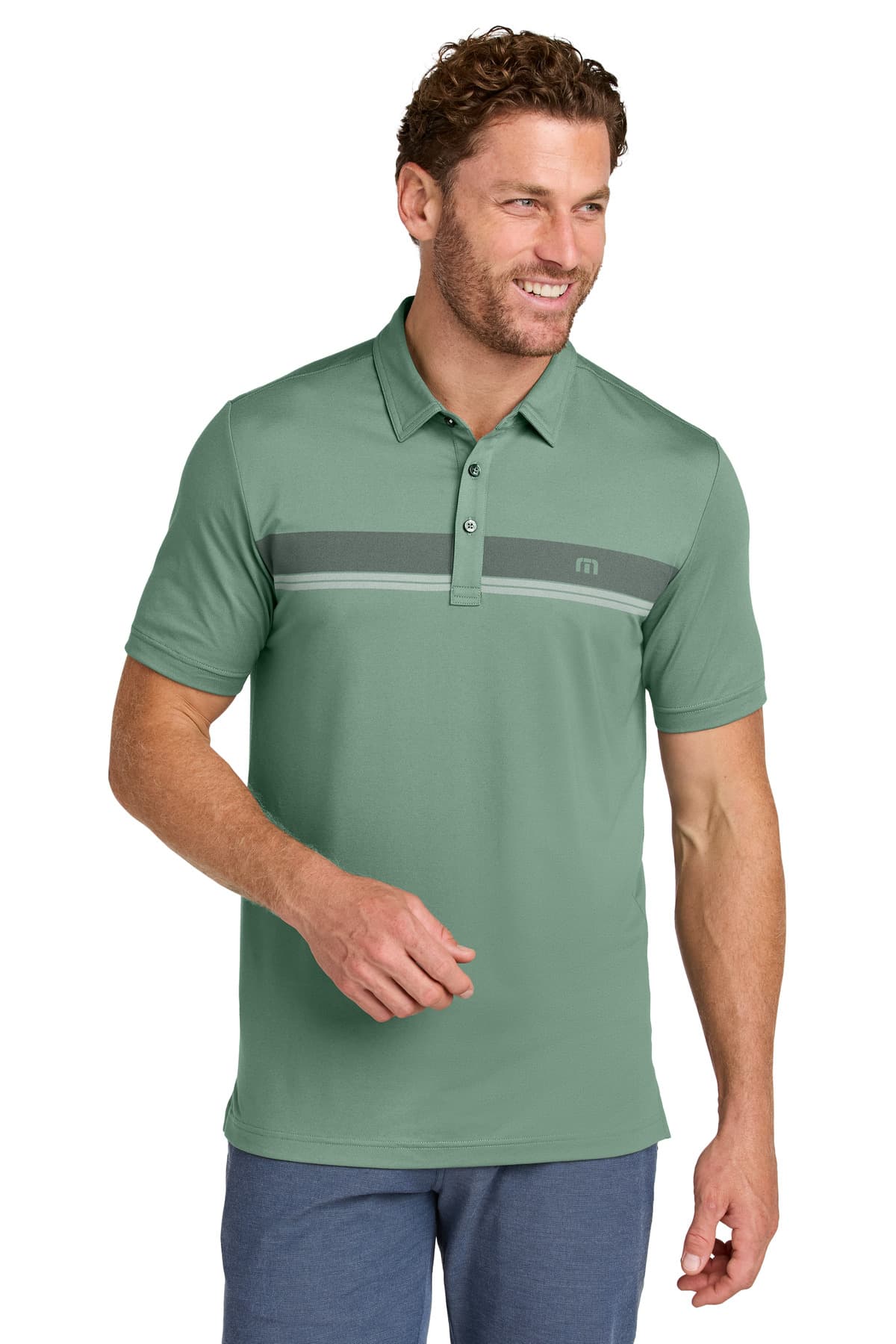 TravisMathew Glenview Stripe Polo TMA41462 thumbnail 3