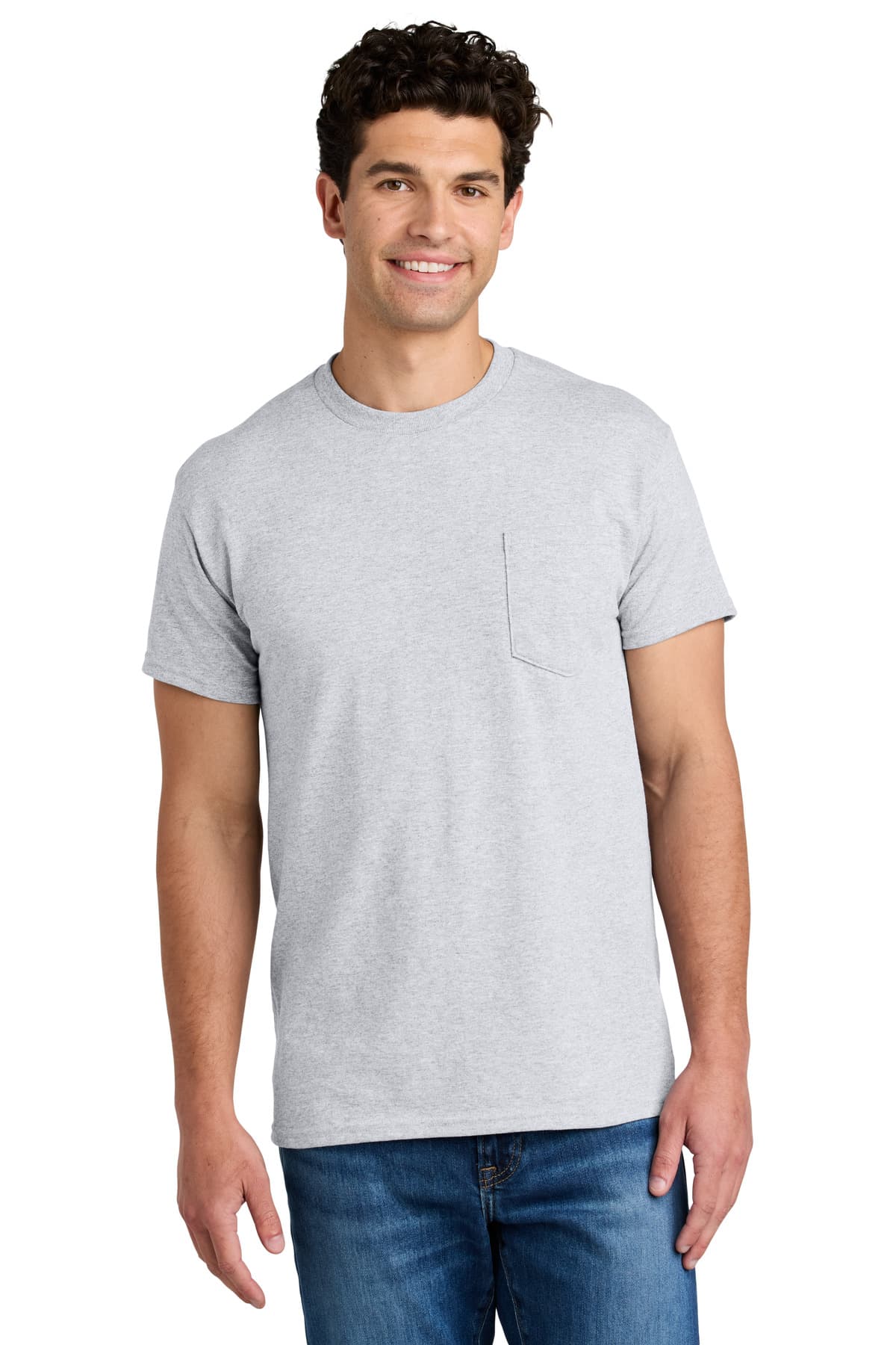 Gildan ® - DryBlend ® 50 Cotton/50 Poly Pocket T-Shirt. 8300 thumbnail 2
