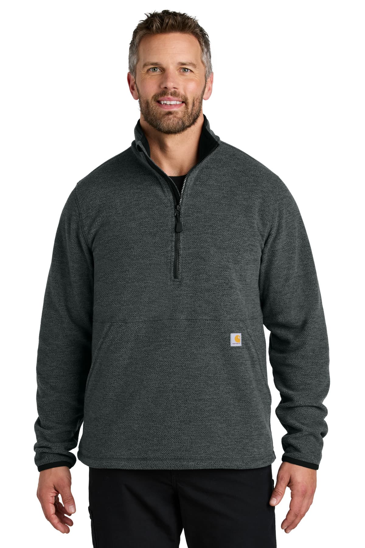 Carhartt ® Textured 1/2-Zip Fleece Jacket CT106417 thumbnail 3