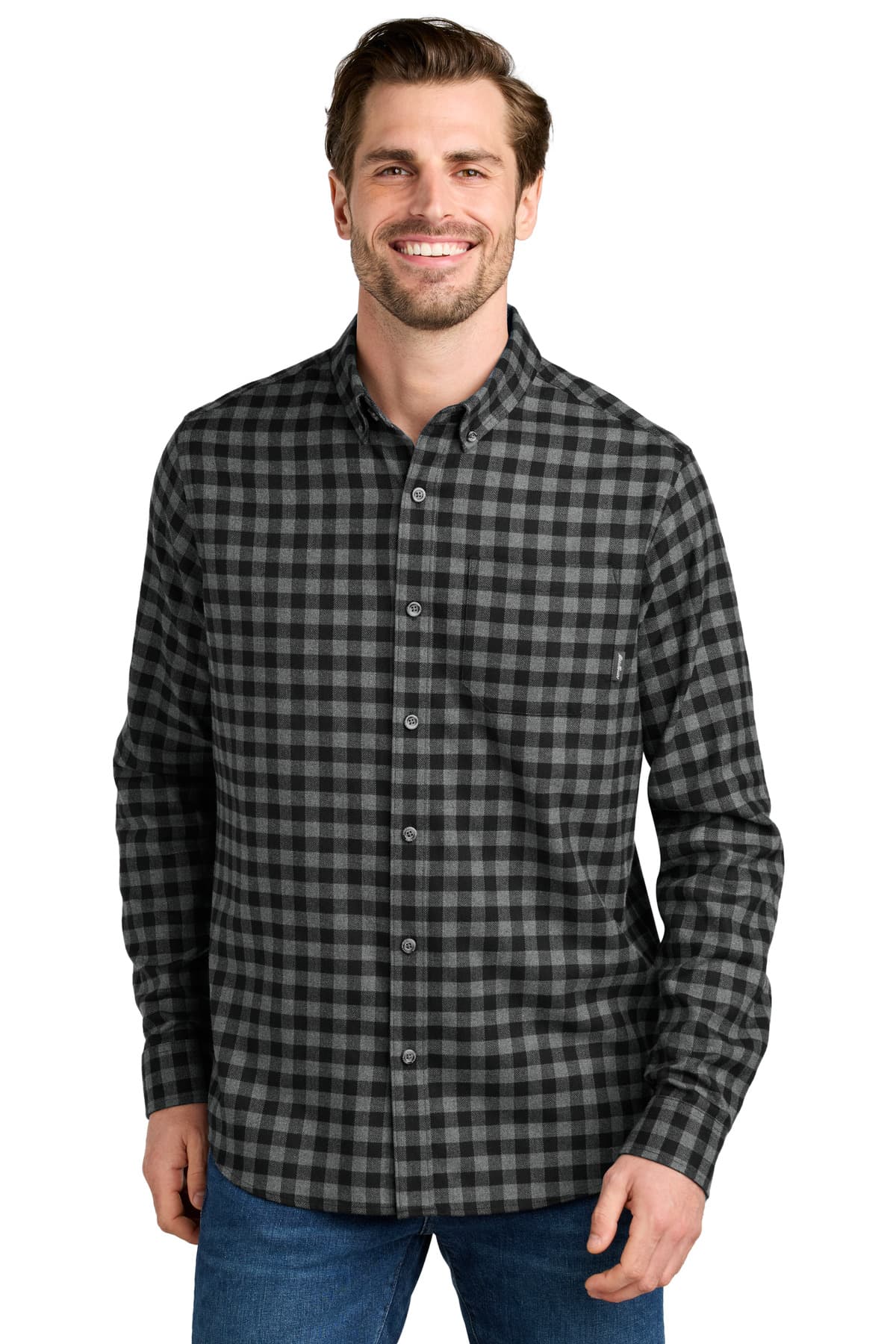 Eddie Bauer ® Long Sleeve Favorite Flannel Plaid Shirt EB610 thumbnail 3
