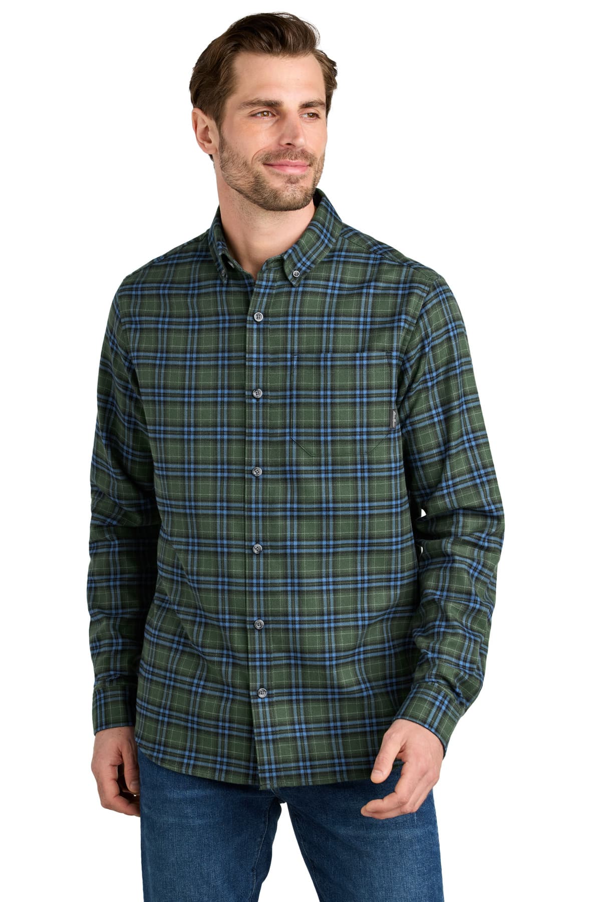 Eddie Bauer ® Long Sleeve Favorite Flannel Plaid Shirt EB610 thumbnail 5