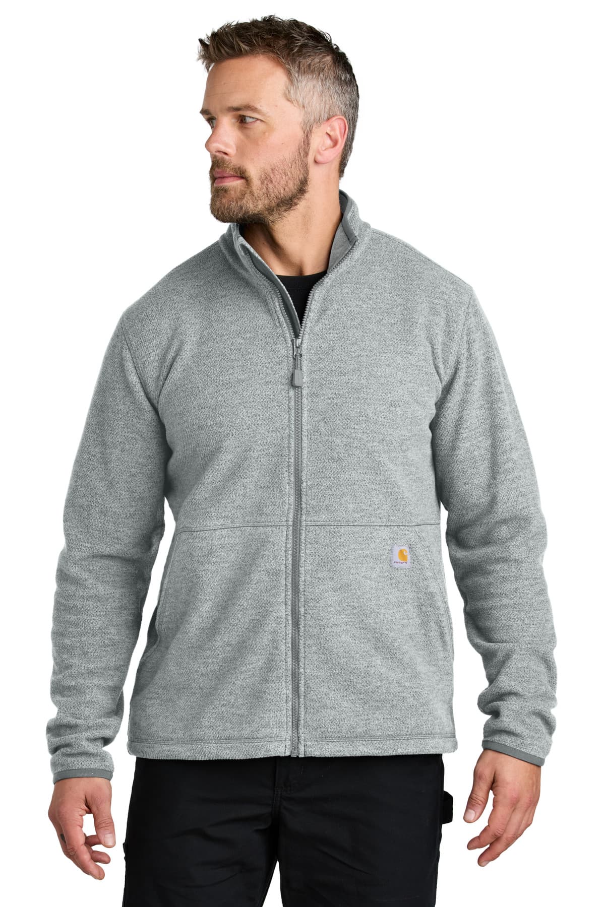 Carhartt ® Textured Full-Zip Fleece Jacket CT106416 thumbnail 4