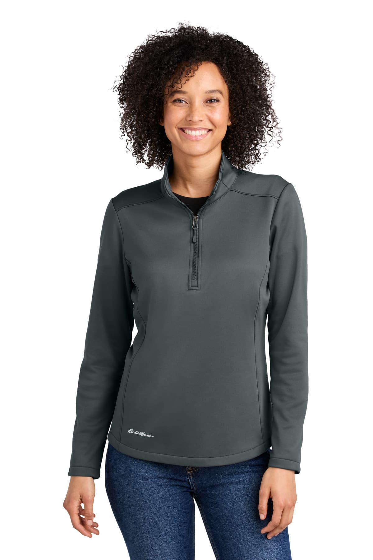 Eddie Bauer ® Women's Smooth Mid Layer Fleece 1/2-Zip EB2370 thumbnail 4