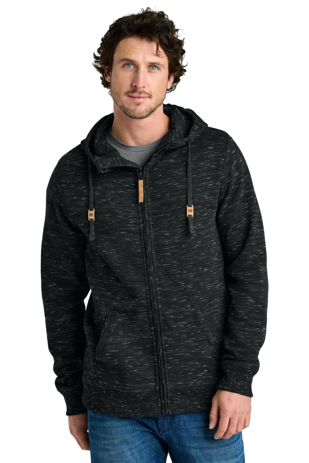 tentree ® Space Dye Fleece Full-Zip Hoodie TTCM4414 thumbnail 3