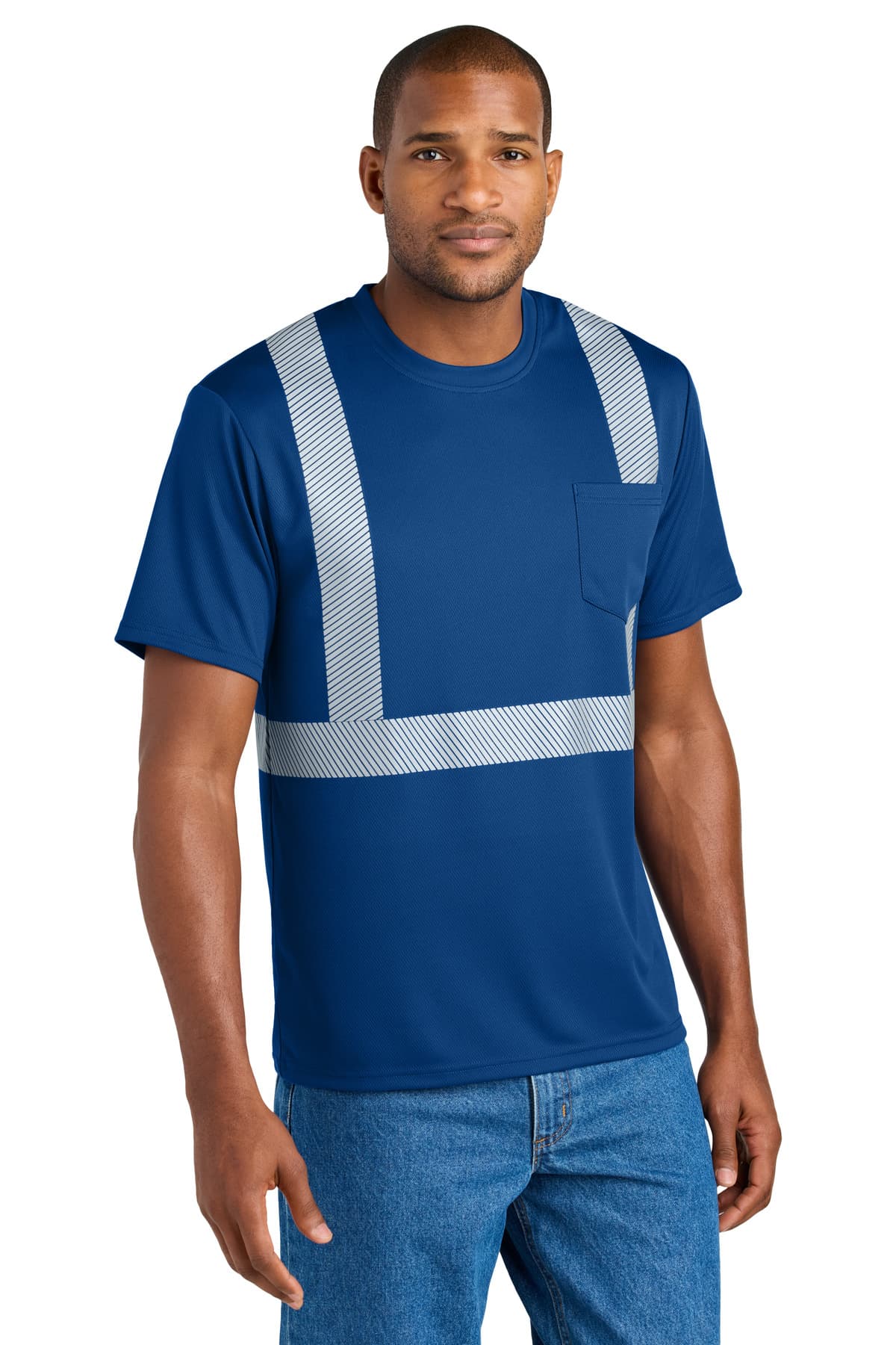 CornerStone ® Enhanced Visibility Segmented Tape Tee CS206 thumbnail 3