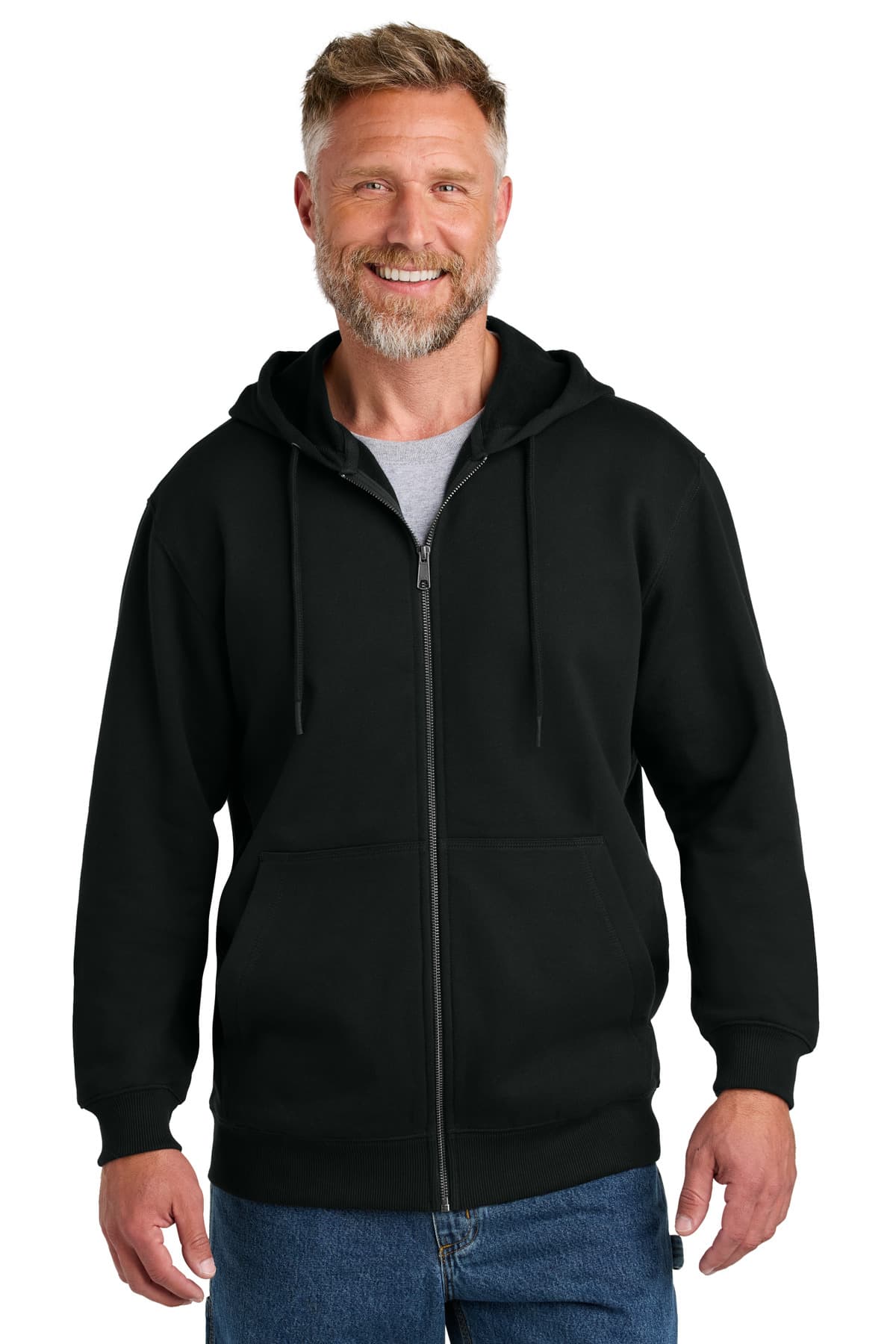 CornerStone ® Tough Fleece Full-Zip Hoodie CSF631 thumbnail 4