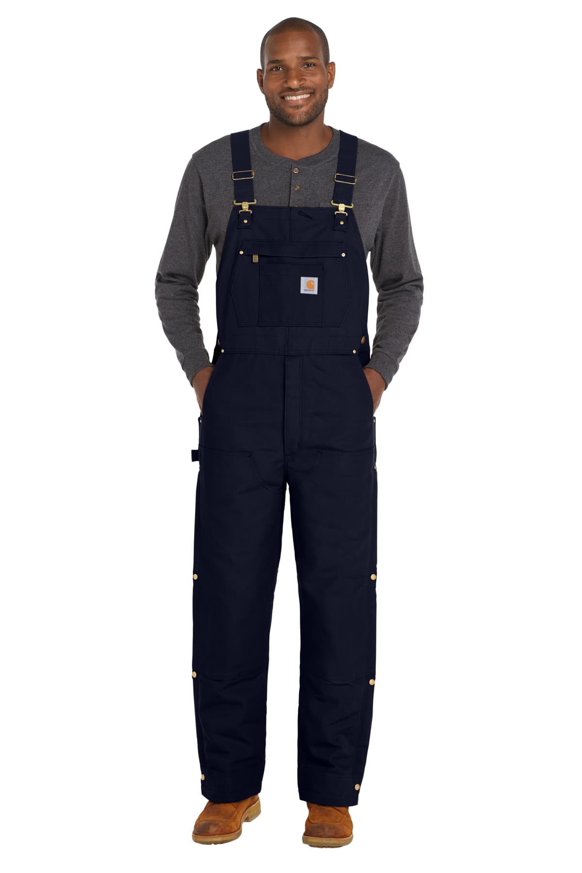 Carhartt ® Firm Duck Insulated Bib Overalls CT106672 thumbnail 4