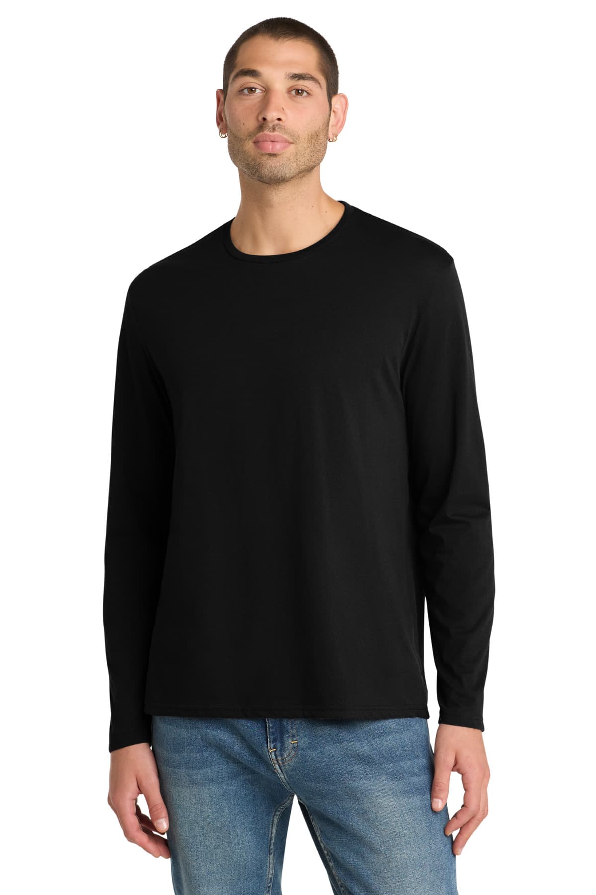 District ® Perfect Weight ® Long Sleeve Tee. DT105 thumbnail 2