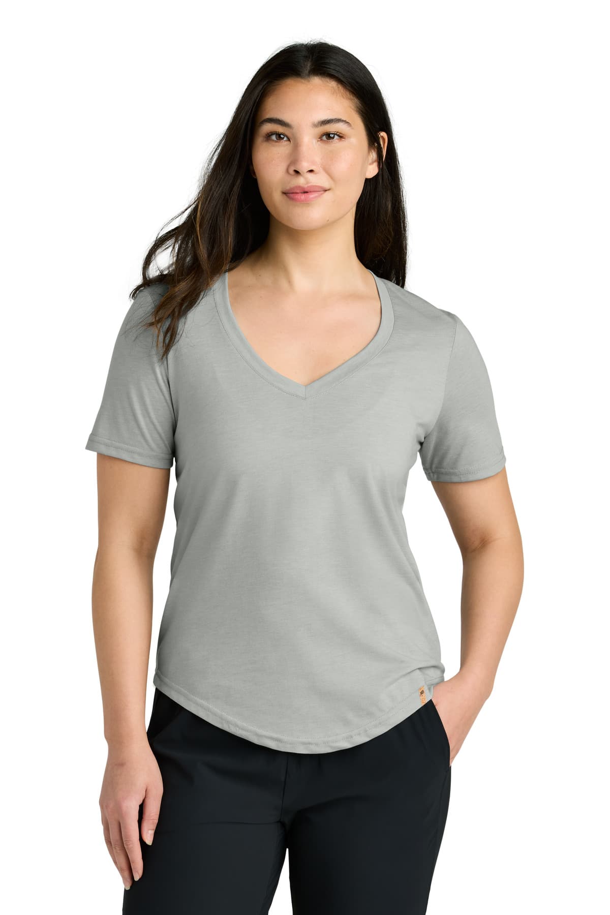 tentree ® Women's TreeBlend V-Neck T-Shirt TTCW5646 thumbnail 2