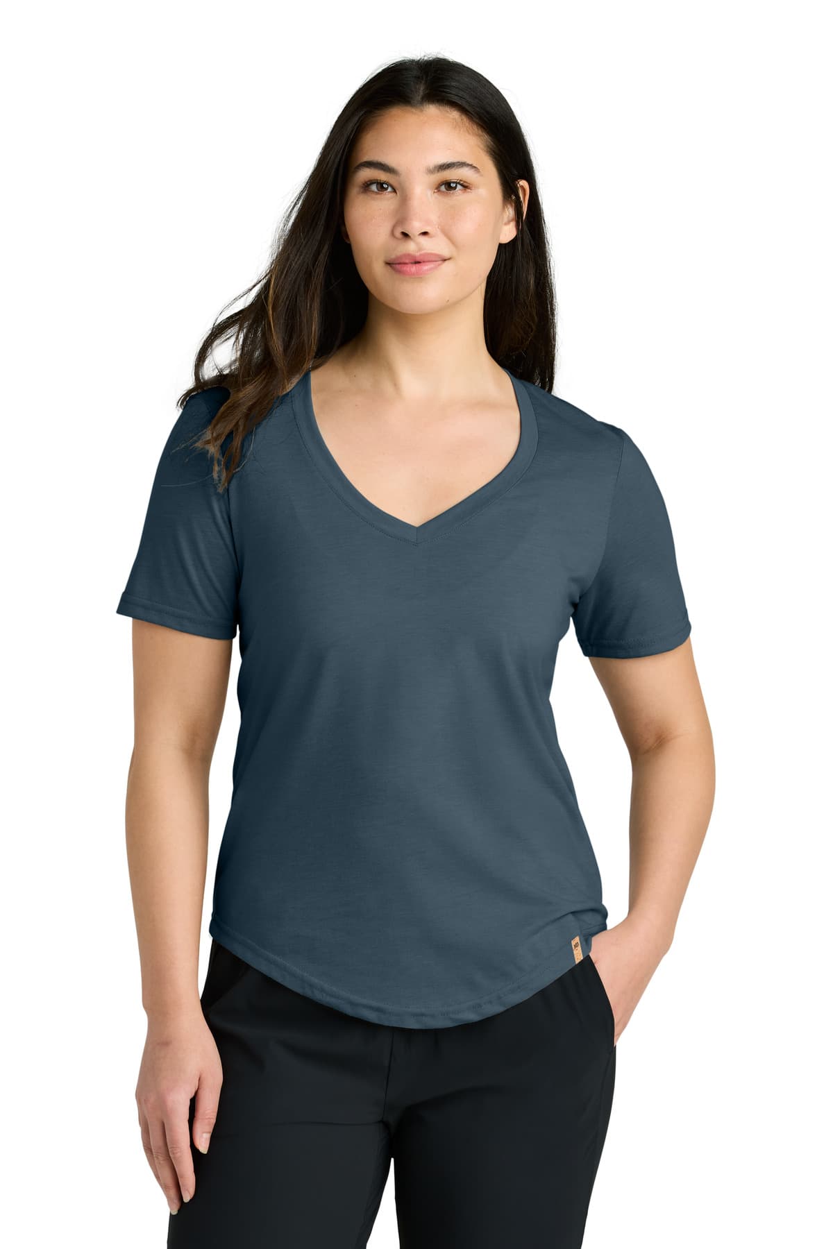 tentree ® Women's TreeBlend V-Neck T-Shirt TTCW5646 thumbnail 3