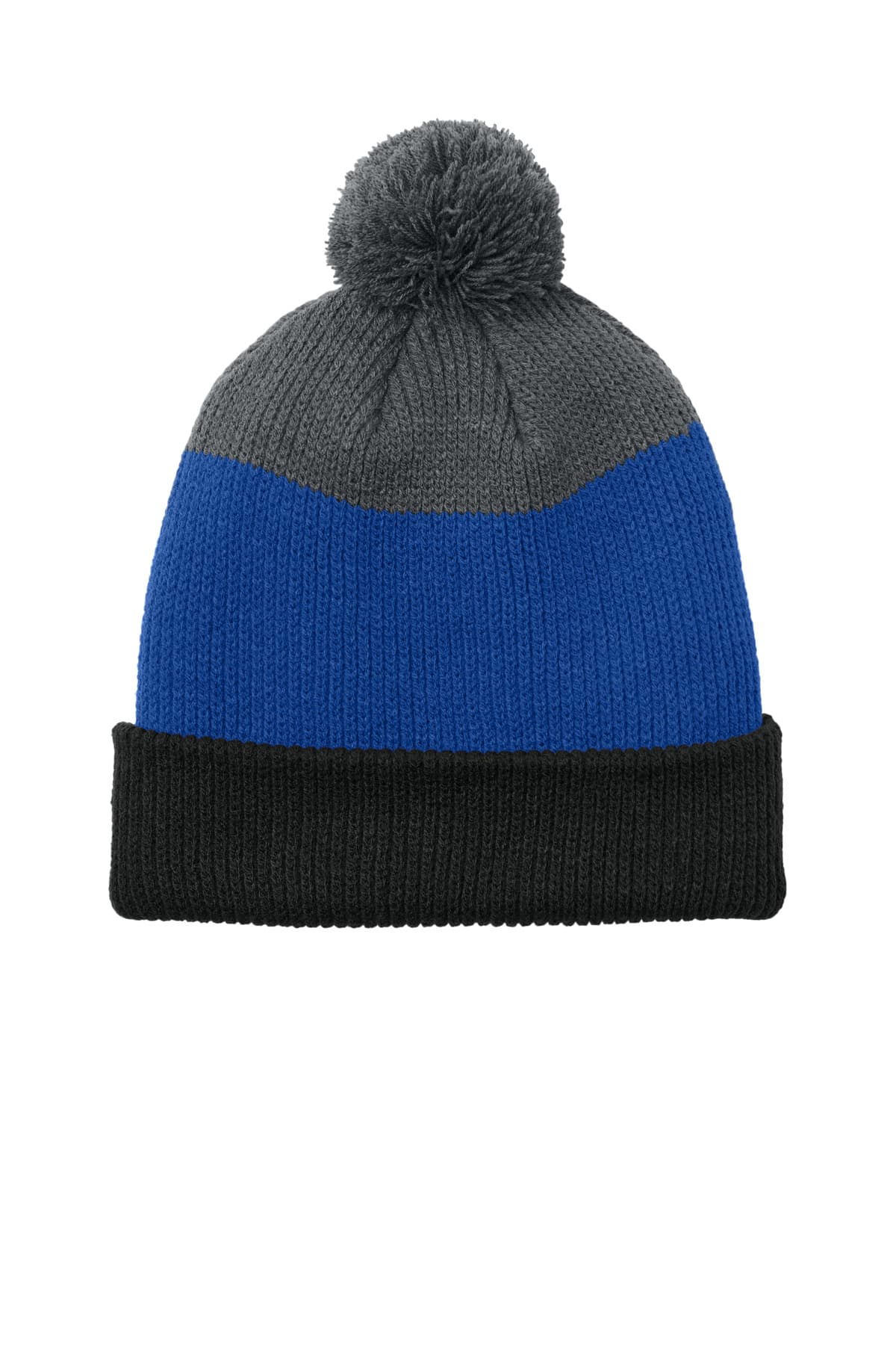 Port Authority ® Cozy Striped Pom Beanie C979 thumbnail 4