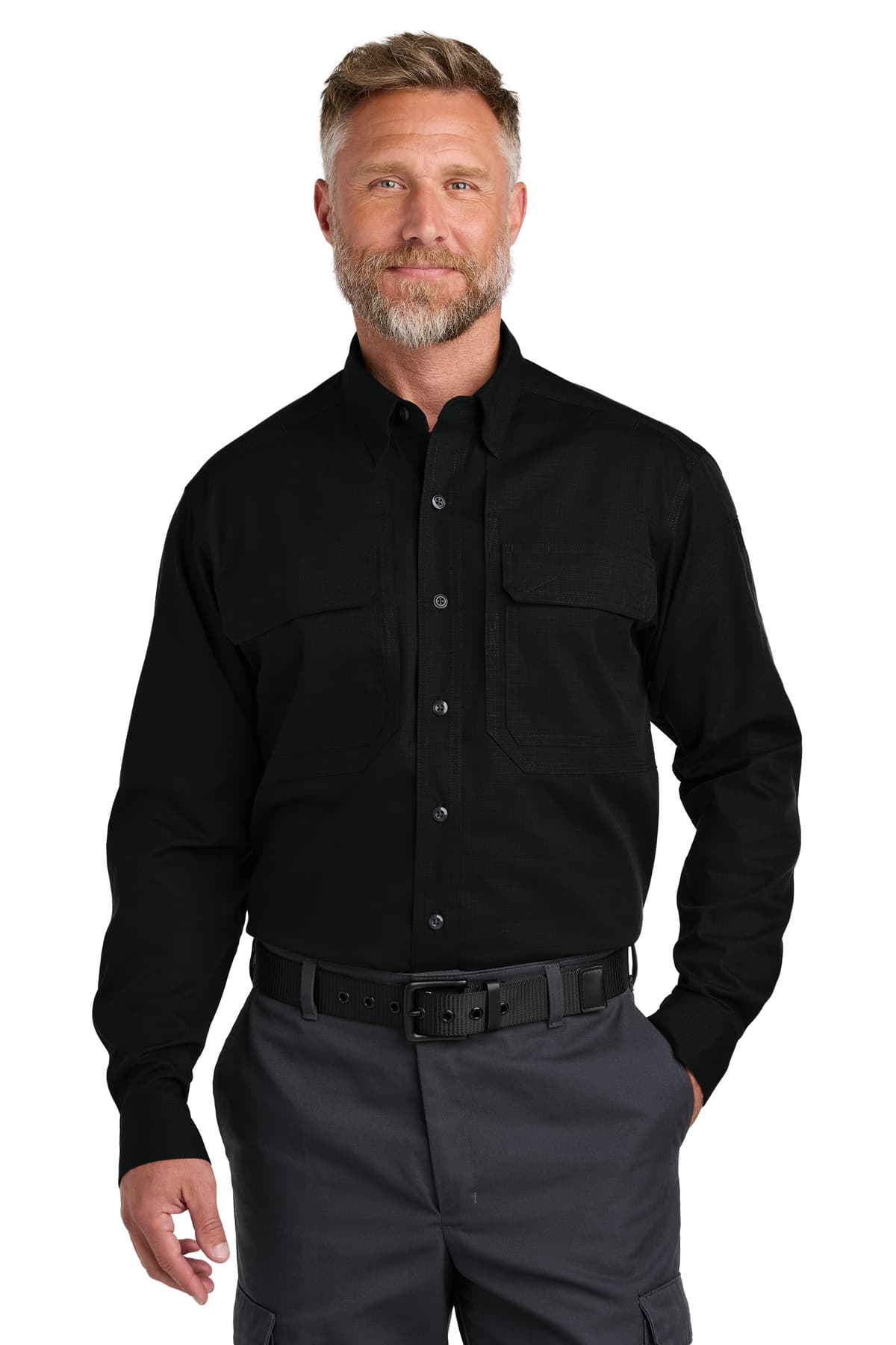 CornerStone ® Long Sleeve Select Tactical Shirt CSW176 thumbnail 3