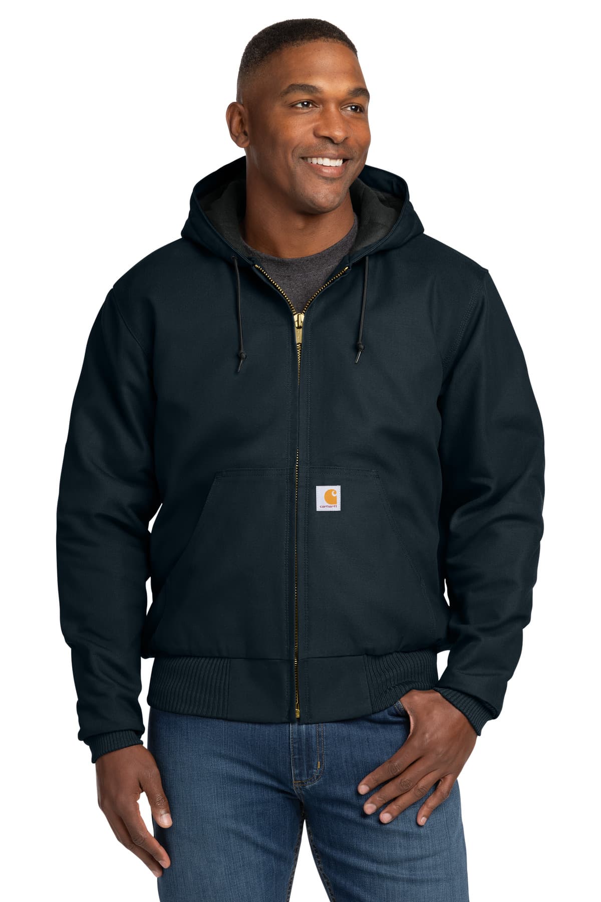 Carhartt ® Quilted-Flanne-Lined Duck Active Jac. CT106677 thumbnail 4
