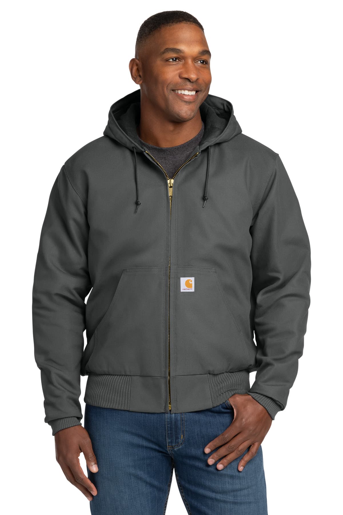 Carhartt ® Quilted-Flanne-Lined Duck Active Jac. CT106677 thumbnail 5