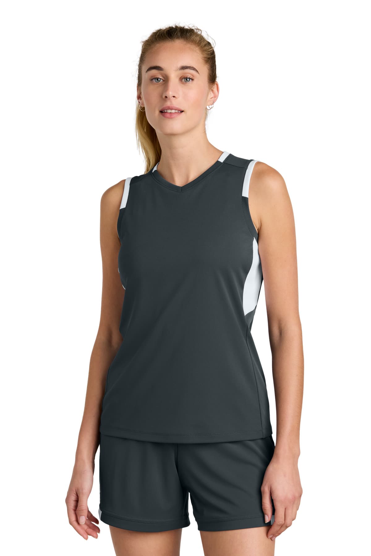 Sport-Tek ® Women's Club Sleeveless V-Neck LST441 thumbnail 4