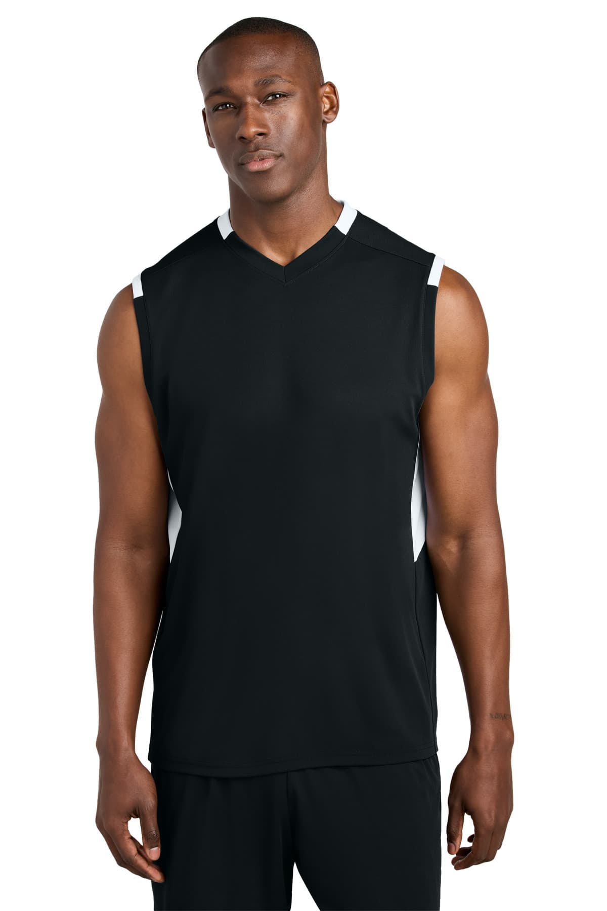 Sport-Tek ® Club Sleeveless V-Neck ST441 thumbnail 2