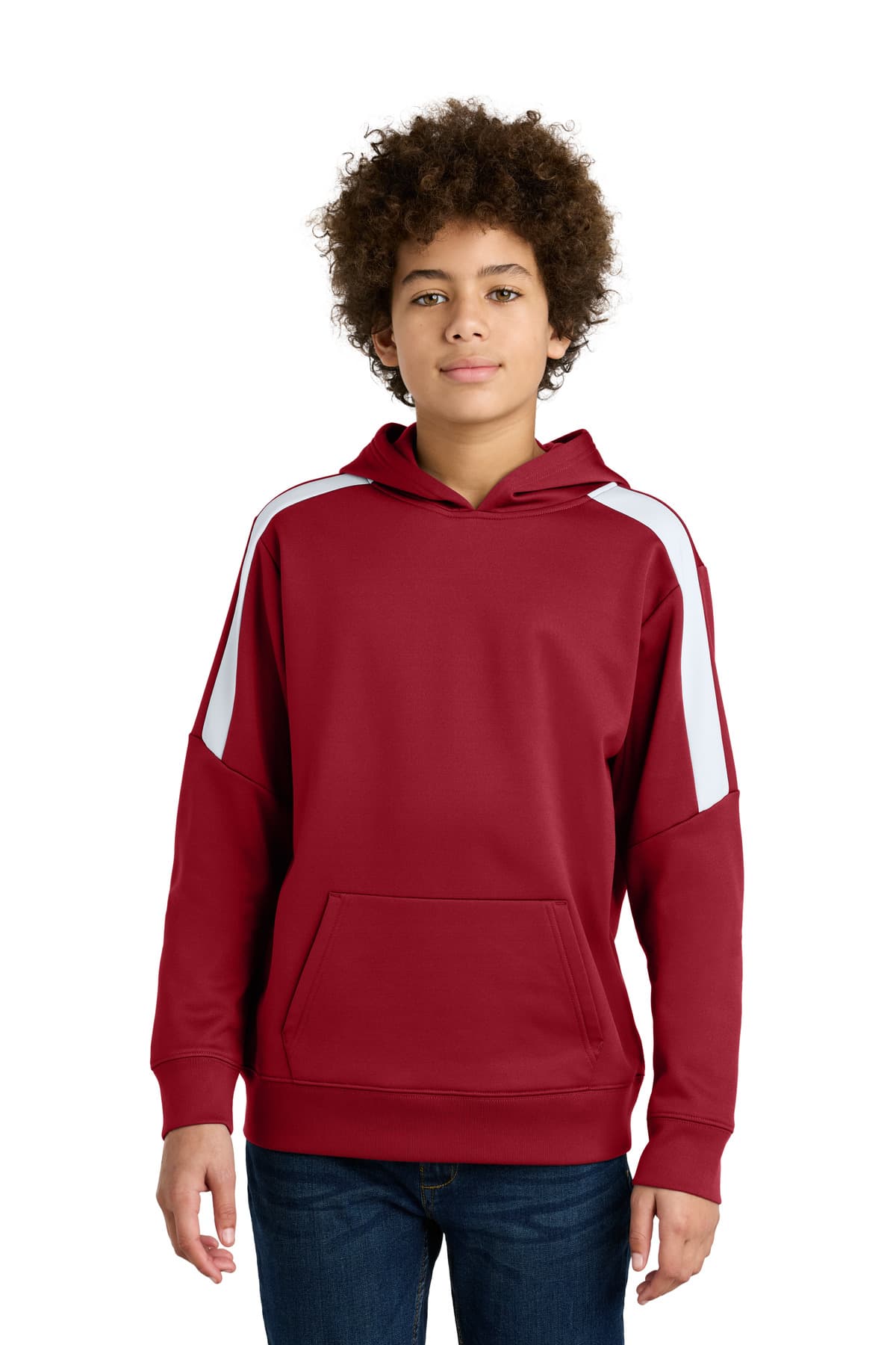 Sport-Tek ® Youth Sport-Wick ® Fleece United Pullover Hoodie YST255 thumbnail 5