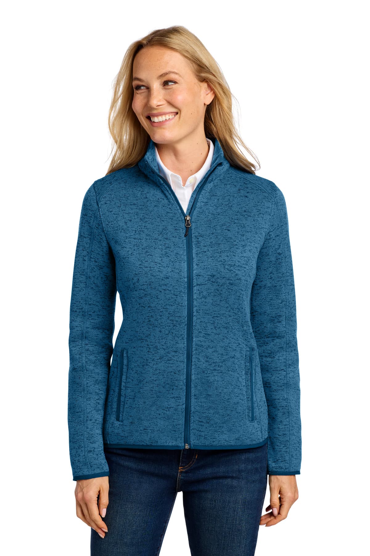 Port Authority ® Women's Sweater Fleece Jacket. L232 thumbnail 4