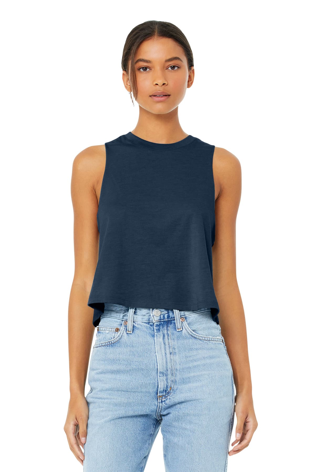 BELLA+CANVAS ® Women's Racerback Cropped Tank. BC6682 thumbnail 6