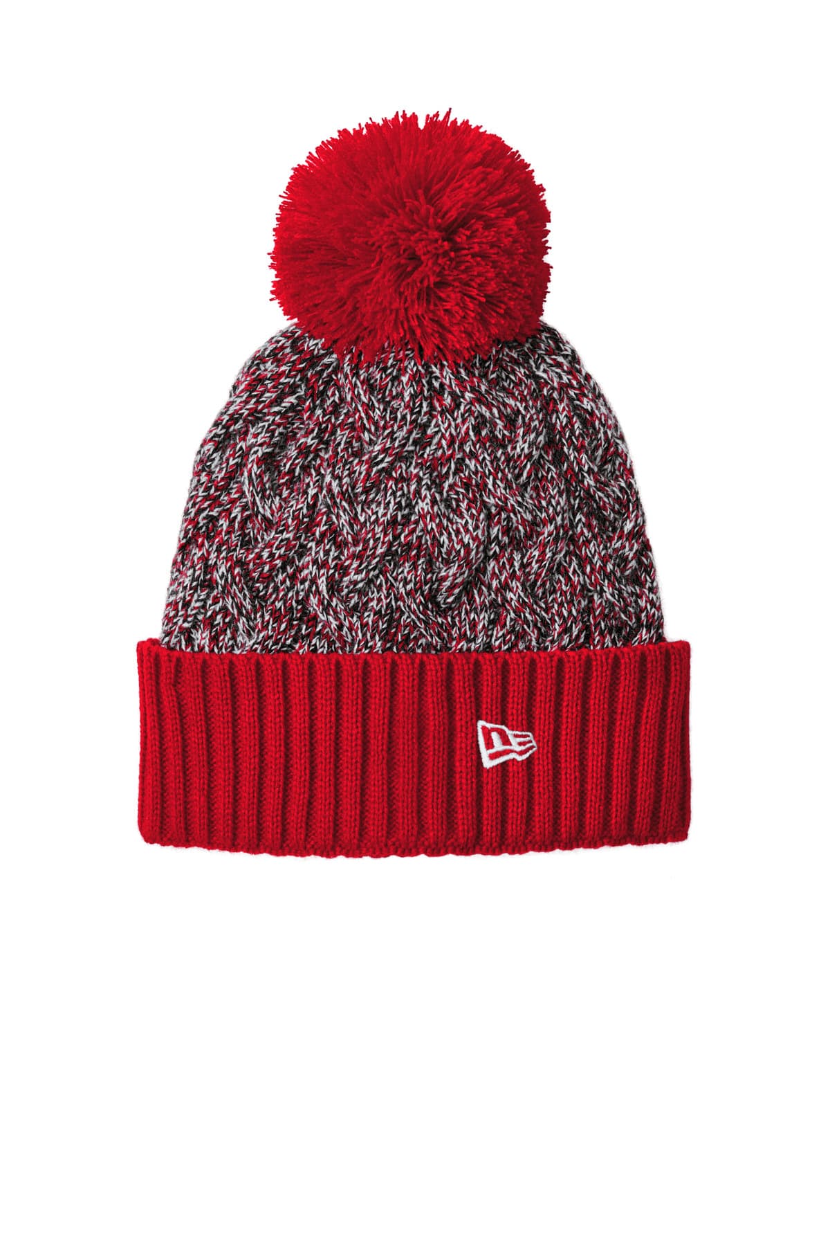 New Era ® Marled Knit Pom Beanie NE910 thumbnail 4