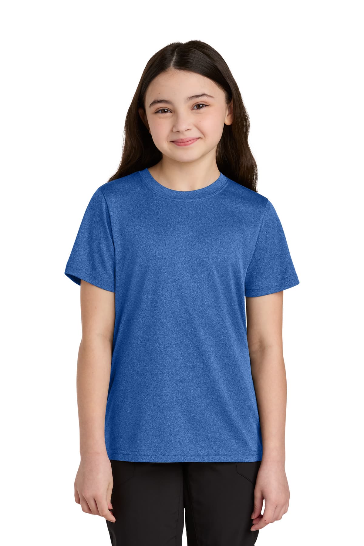Port & Co  Youth Heather Performance Tee PC390Y thumbnail 5