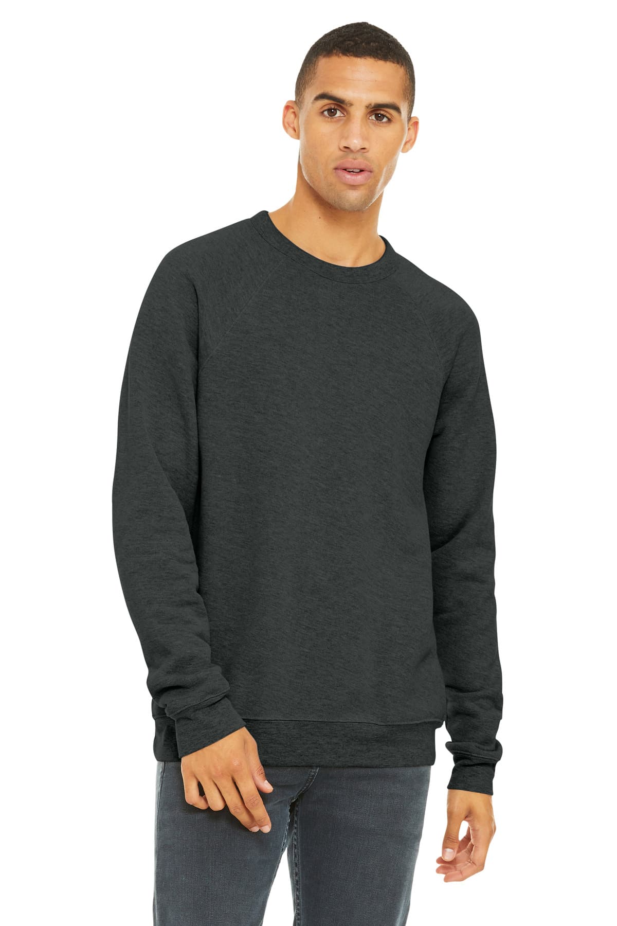 BELLA+CANVAS ® Unisex Sponge Fleece Raglan Sweatshirt. BC3901 thumbnail 4