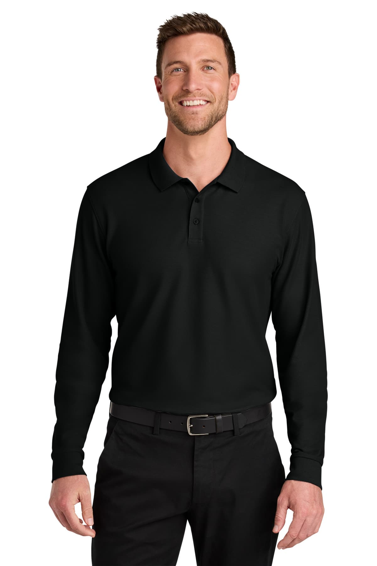 Port Authority ® Wearever Signature Pique Long Sleeve Polo K200LS thumbnail 4