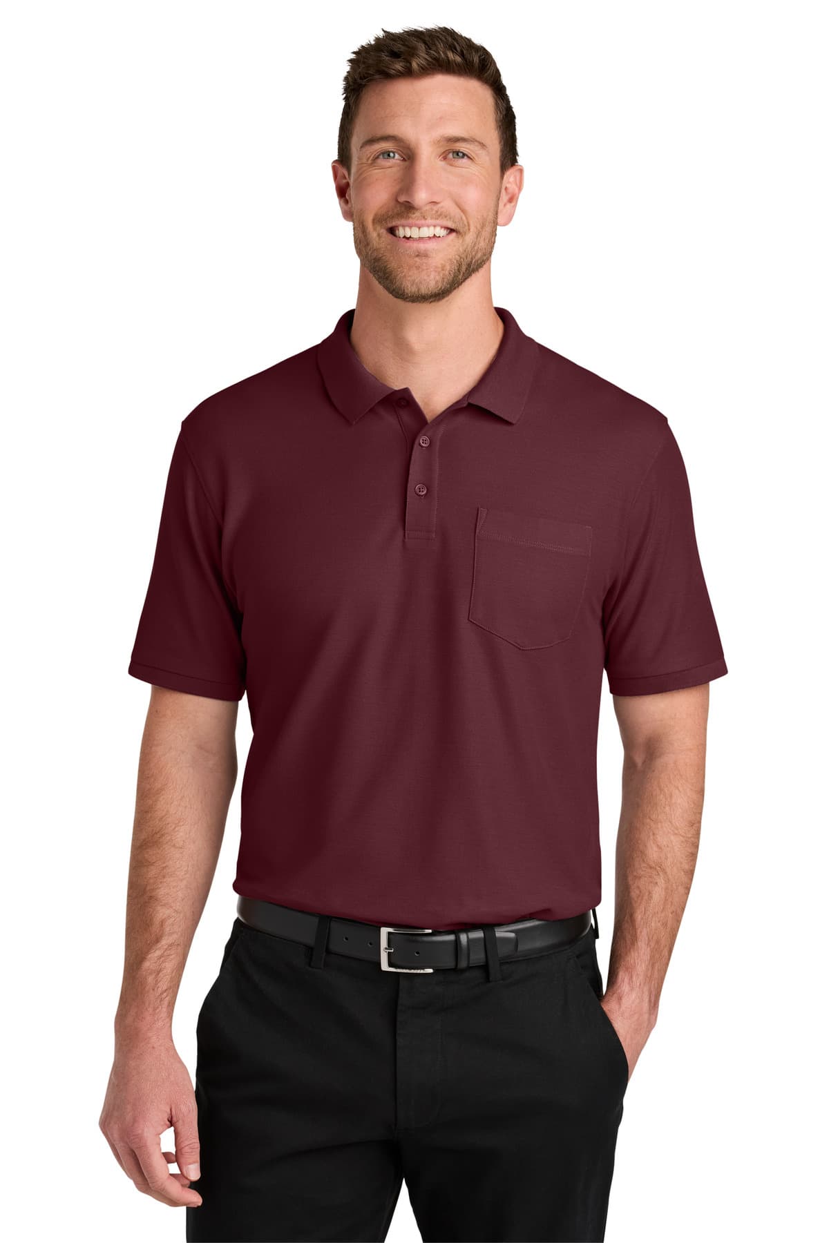 Port Authority ® Wearever Signature Pique Pocket Polo K200P thumbnail 2