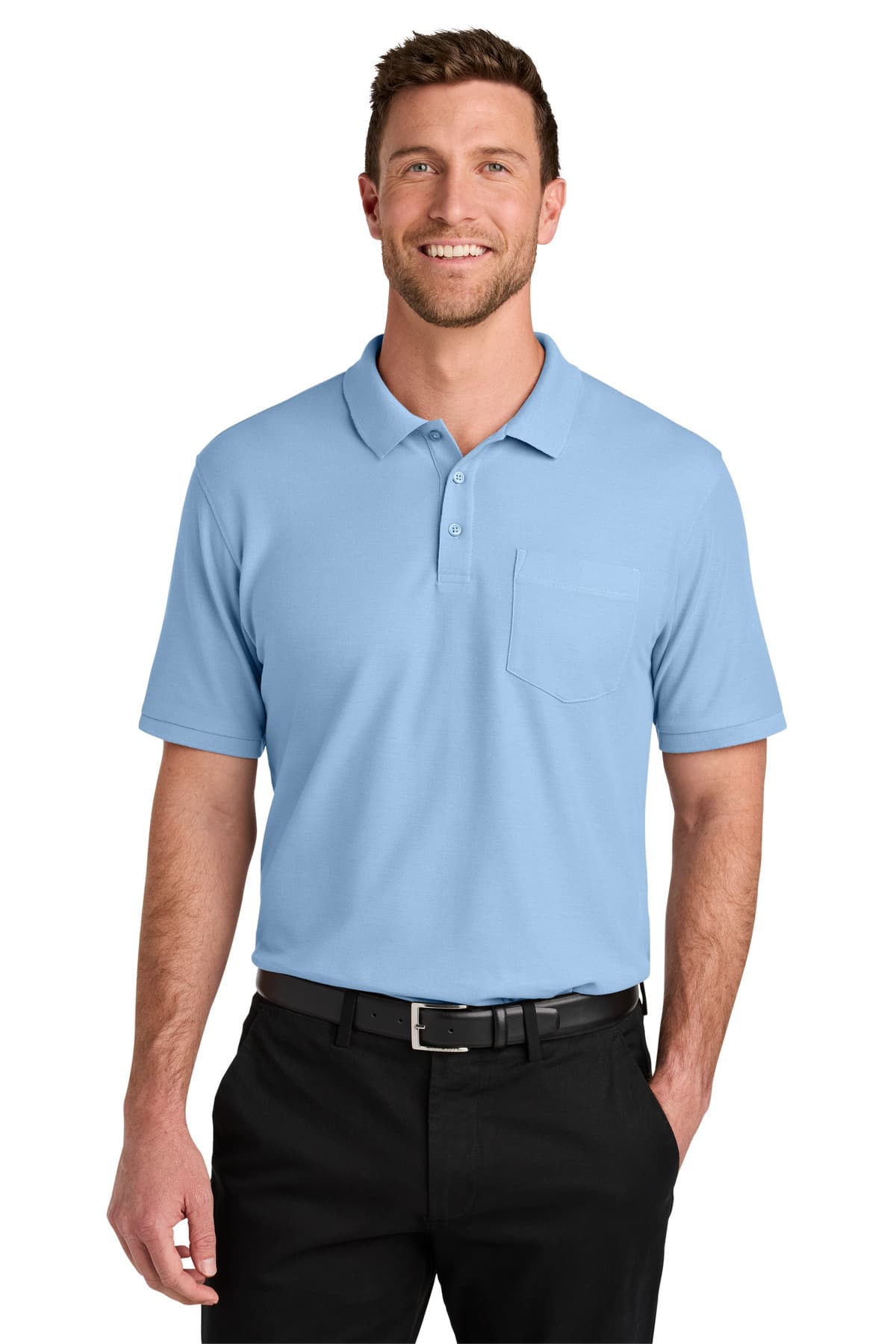 Port Authority ® Wearever Signature Pique Pocket Polo K200P thumbnail 3
