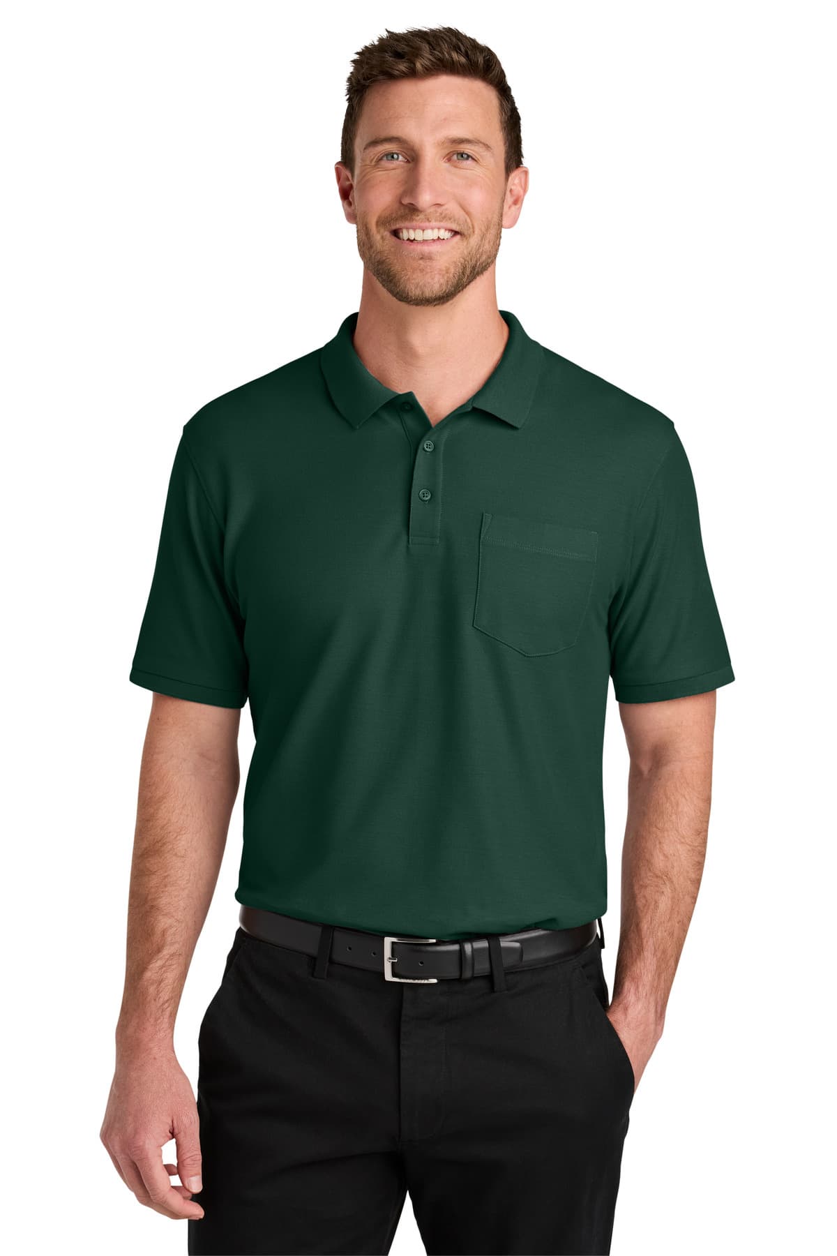 Port Authority ® Wearever Signature Pique Pocket Polo K200P thumbnail 4