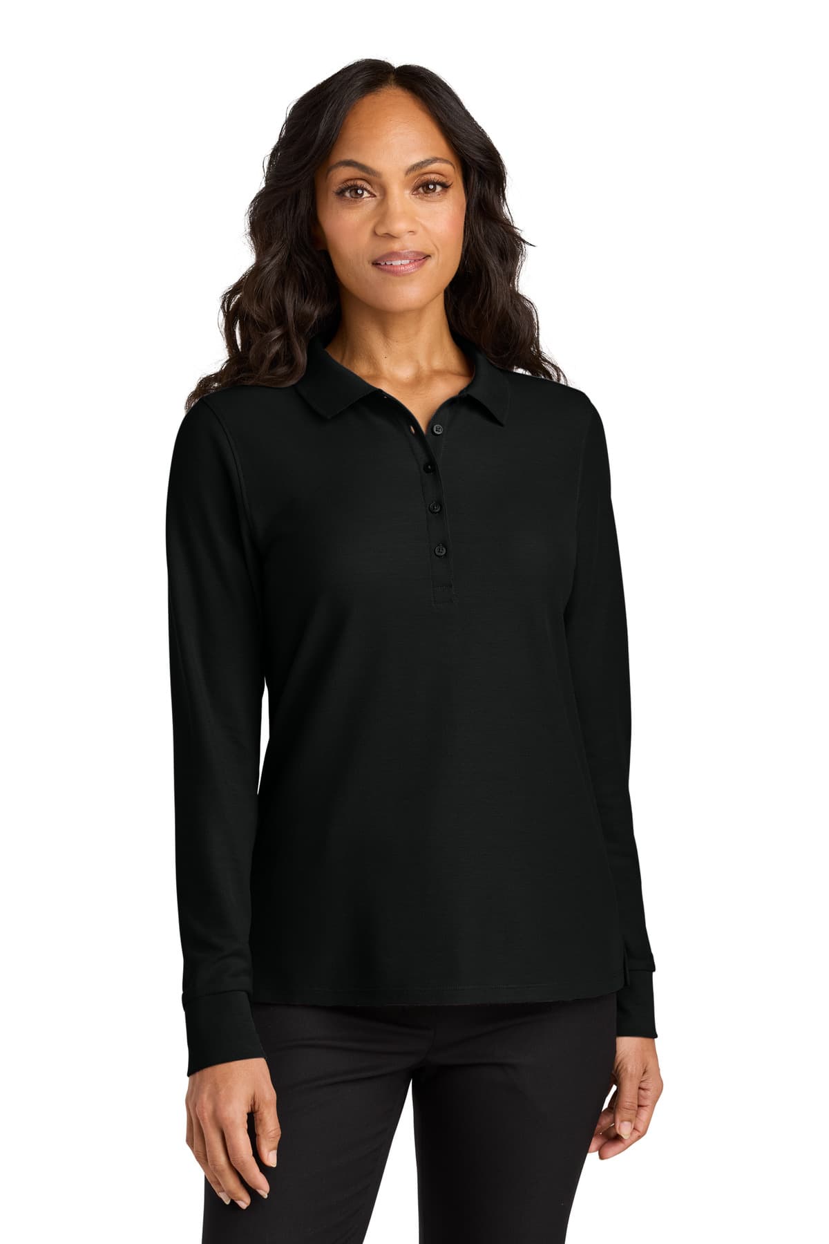 Port Authority ® Women's Wearever Signature Pique Long Sleeve Polo LK200LS thumbnail 4