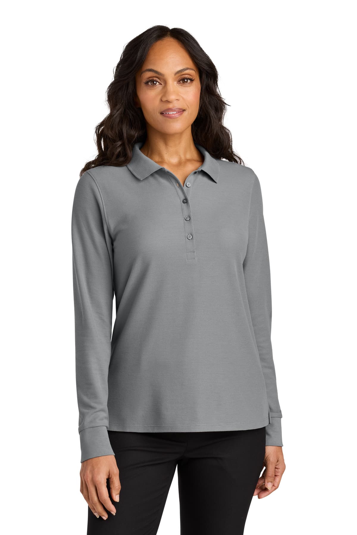 Port Authority ® Women's Wearever Signature Pique Long Sleeve Polo LK200LS thumbnail 5