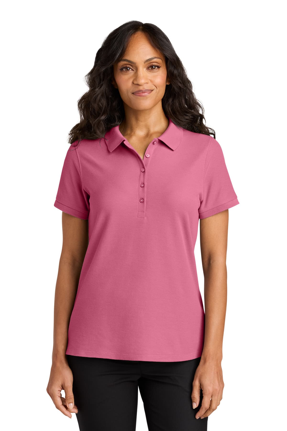 Port Authority ® Women's Wearever Signature Pique Polo LK200 thumbnail 2