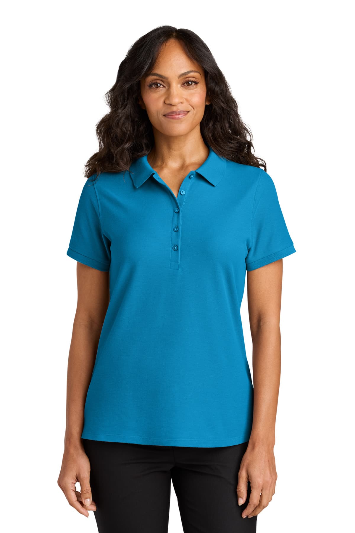 Port Authority ® Women's Wearever Signature Pique Polo LK200 thumbnail 3
