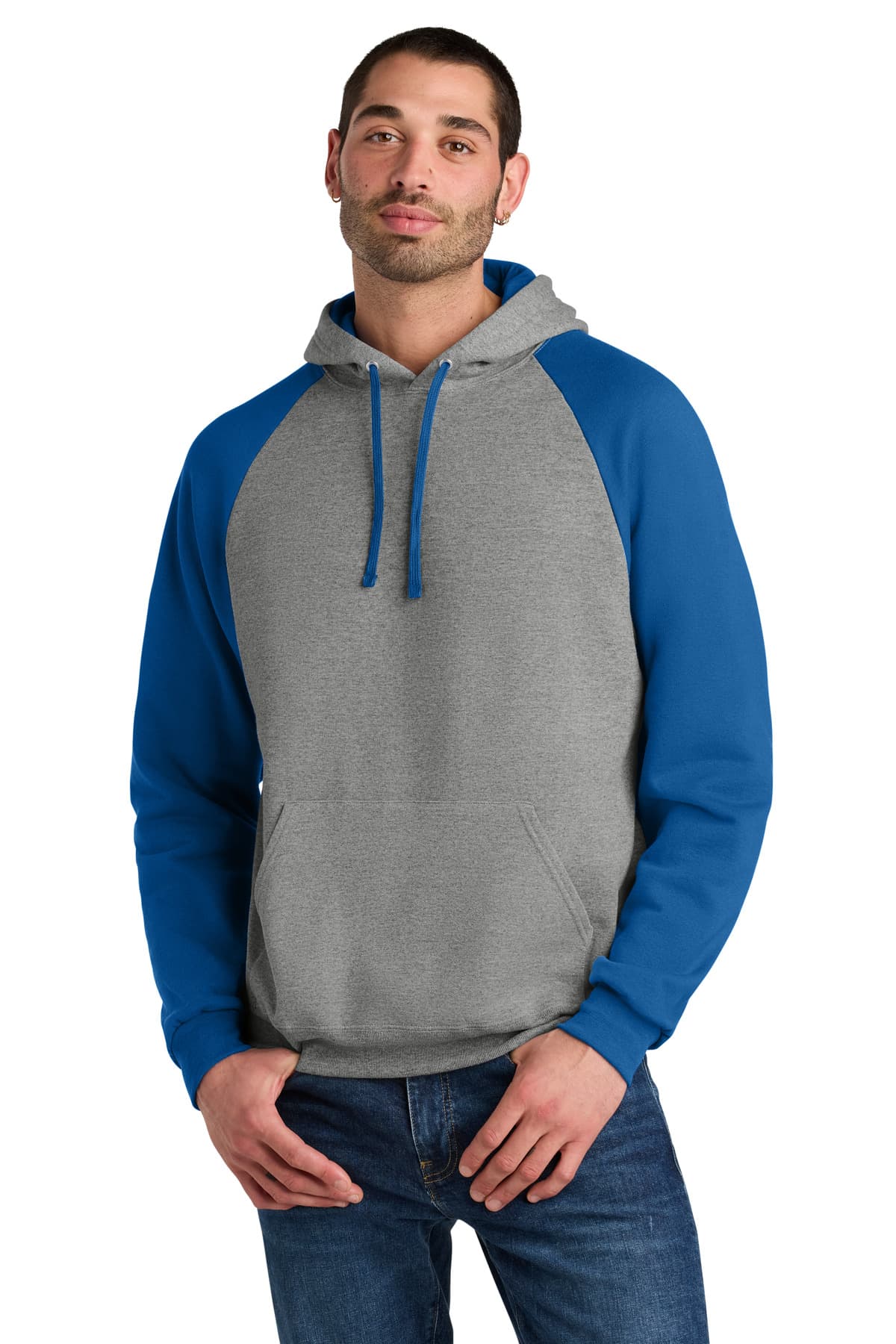 Jerzees ® Unisex NuBlend ® Colorblock Raglan Hoodie Sweatshirt 96C thumbnail 4