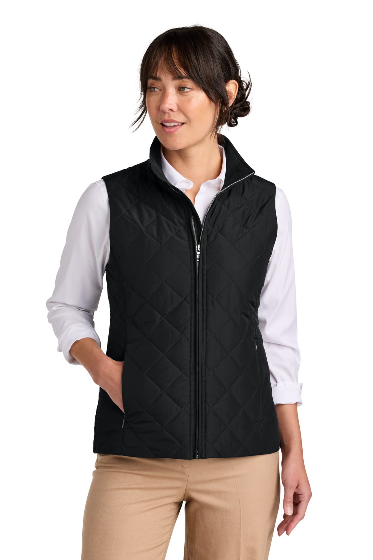 Brooks Brothers ® Women's Quilted Vest BB18603 thumbnail 2