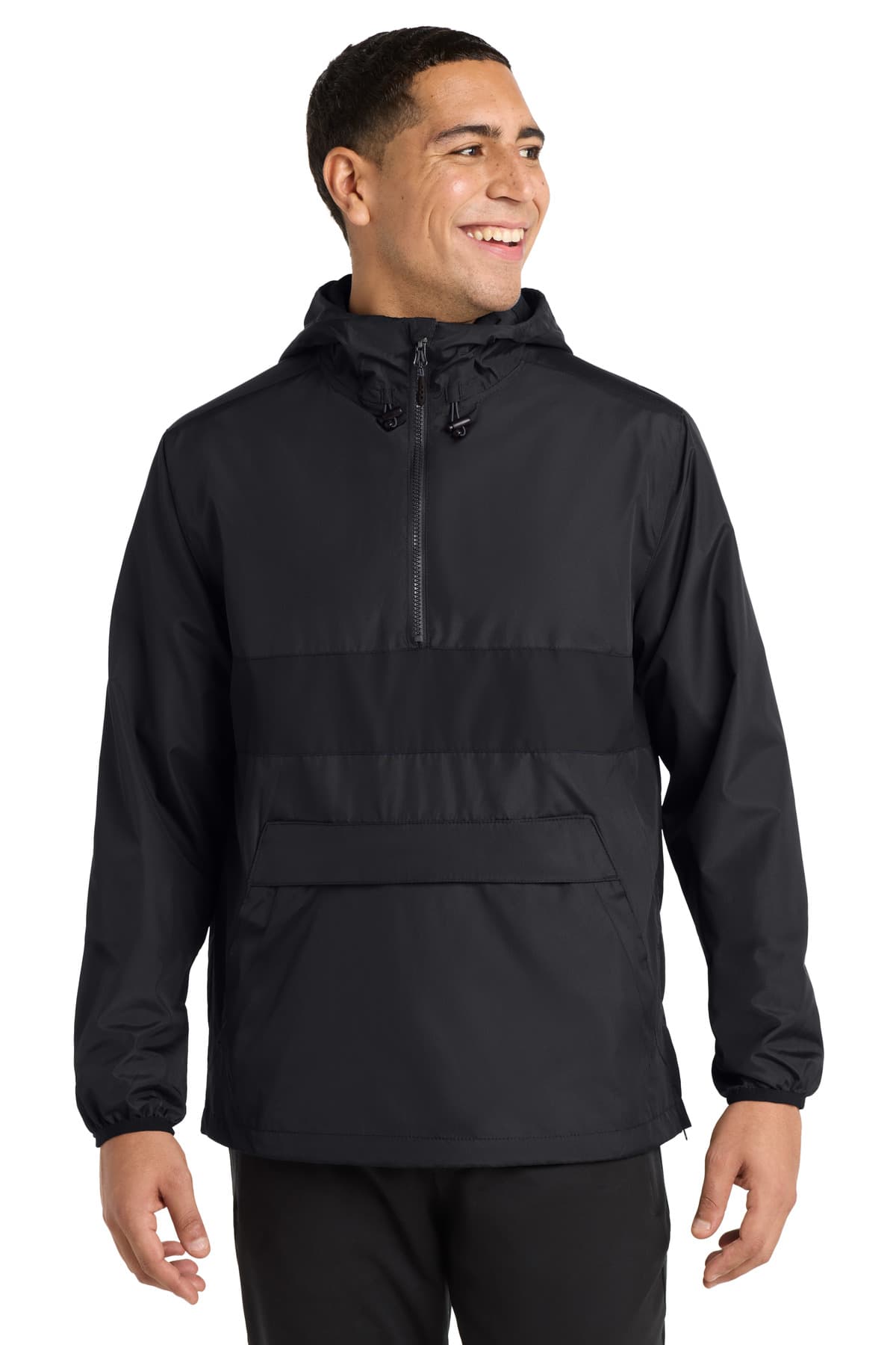 Sport-Tek ® Zipped Pocket Anorak. JST65 thumbnail 2