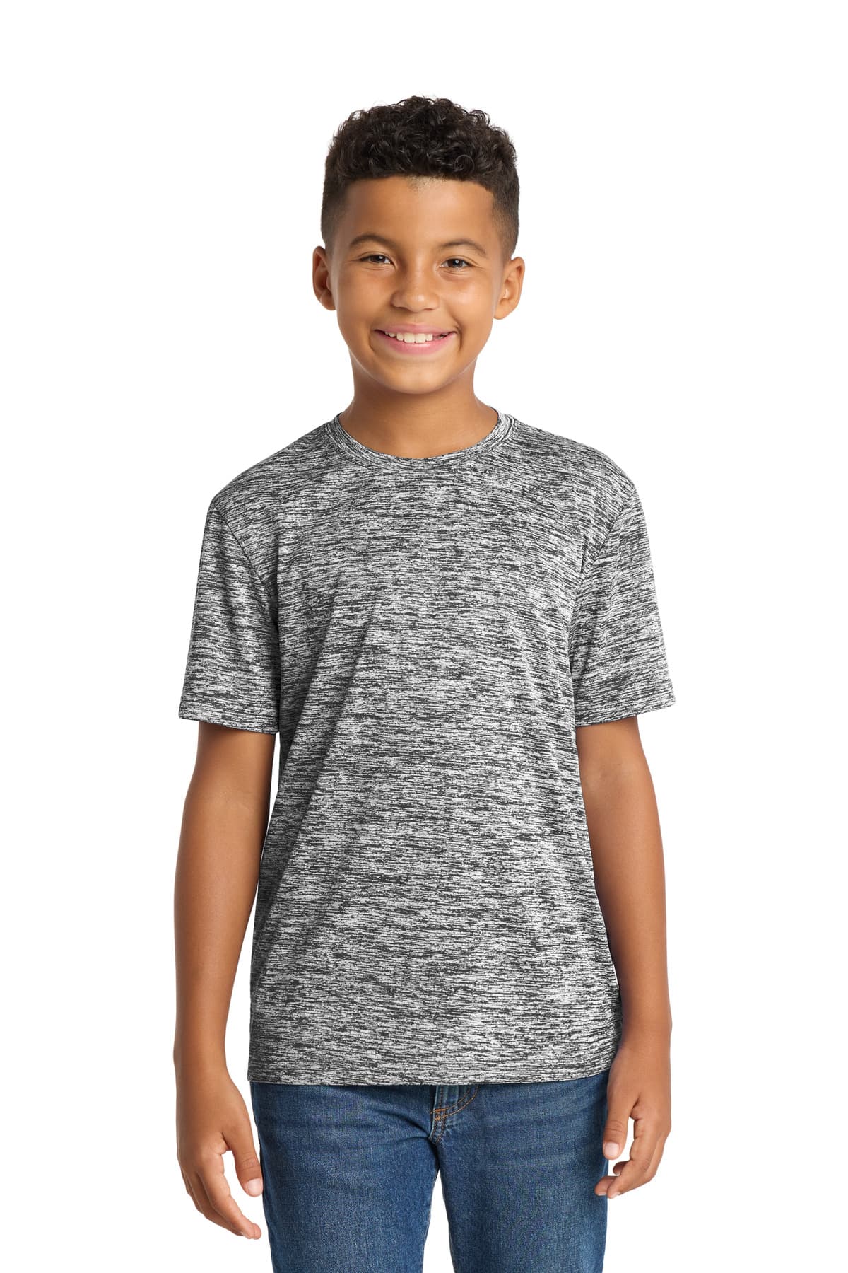 Sport-Tek ® Youth PosiCharge ® Electric Heather Tee. YST390 thumbnail 2