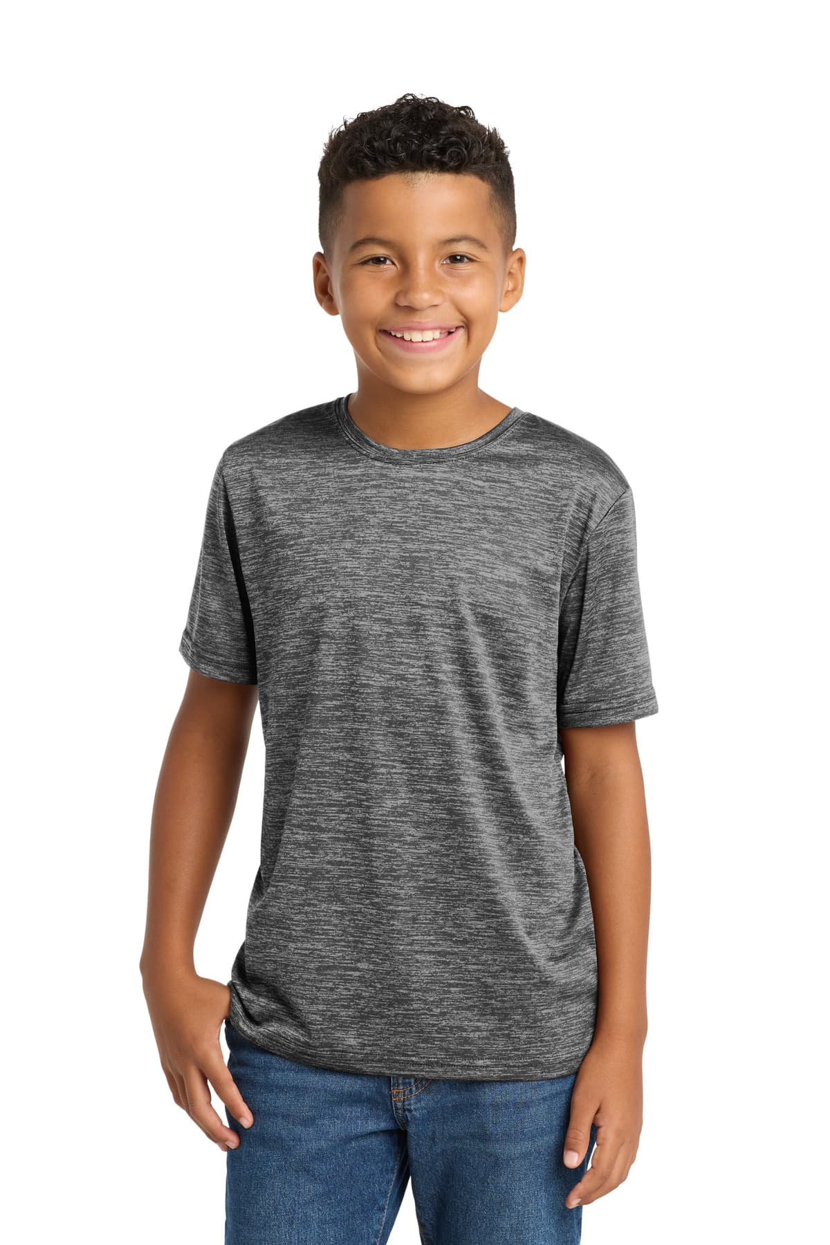 Sport-Tek ® Youth PosiCharge ® Electric Heather Tee. YST390 thumbnail 3