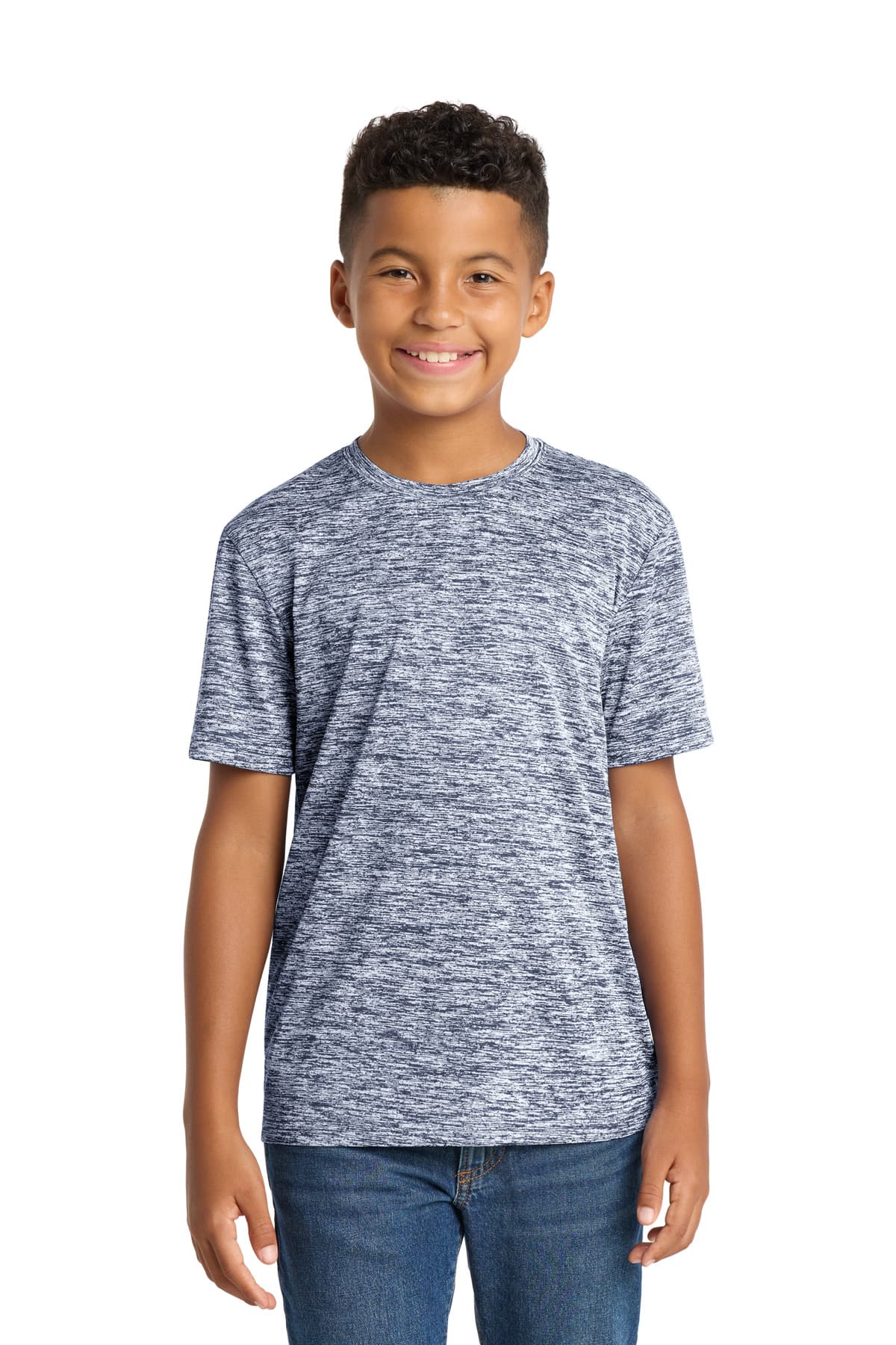 Sport-Tek ® Youth PosiCharge ® Electric Heather Tee. YST390 thumbnail 4