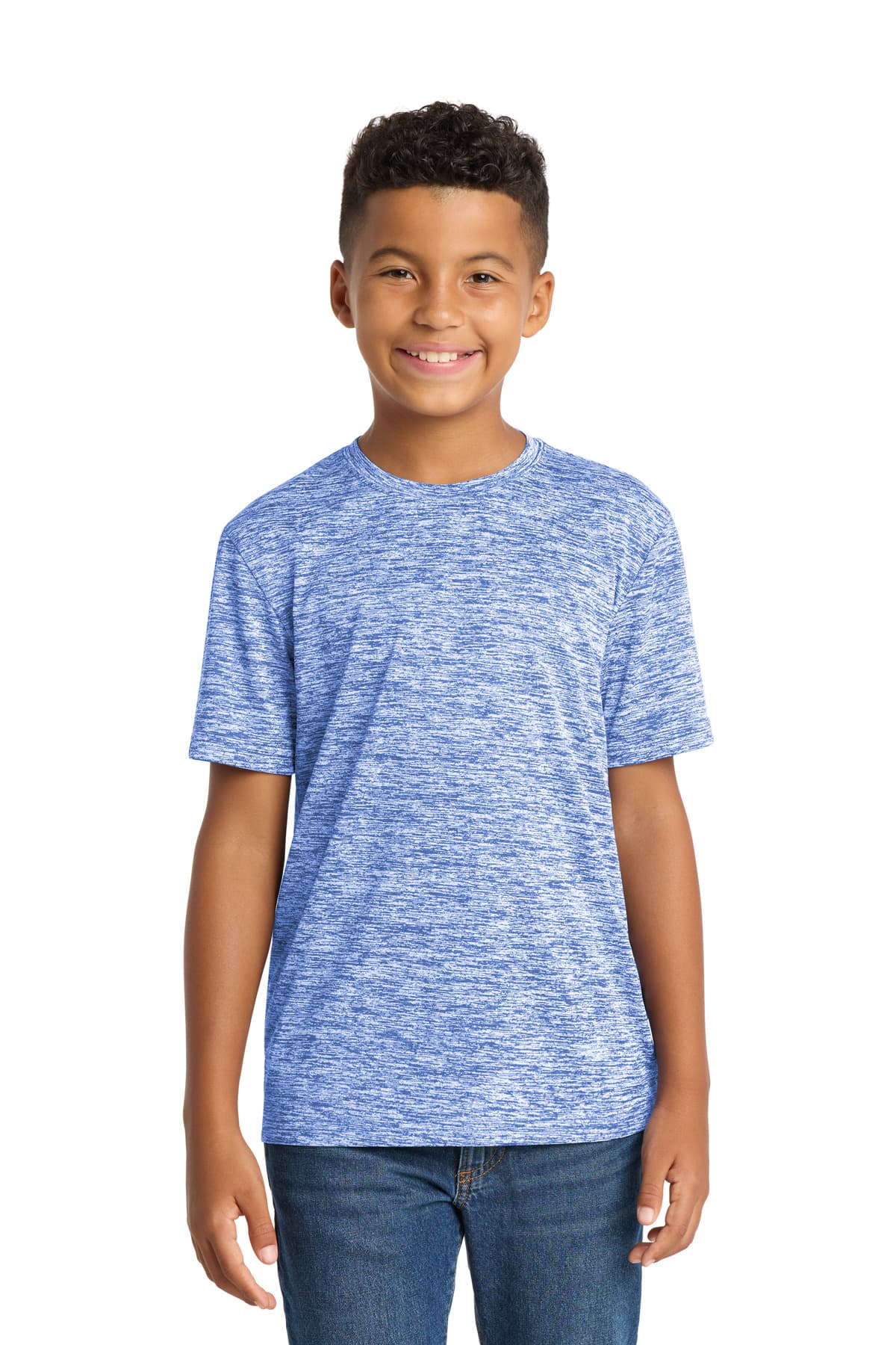 Sport-Tek ® Youth PosiCharge ® Electric Heather Tee. YST390 thumbnail 5