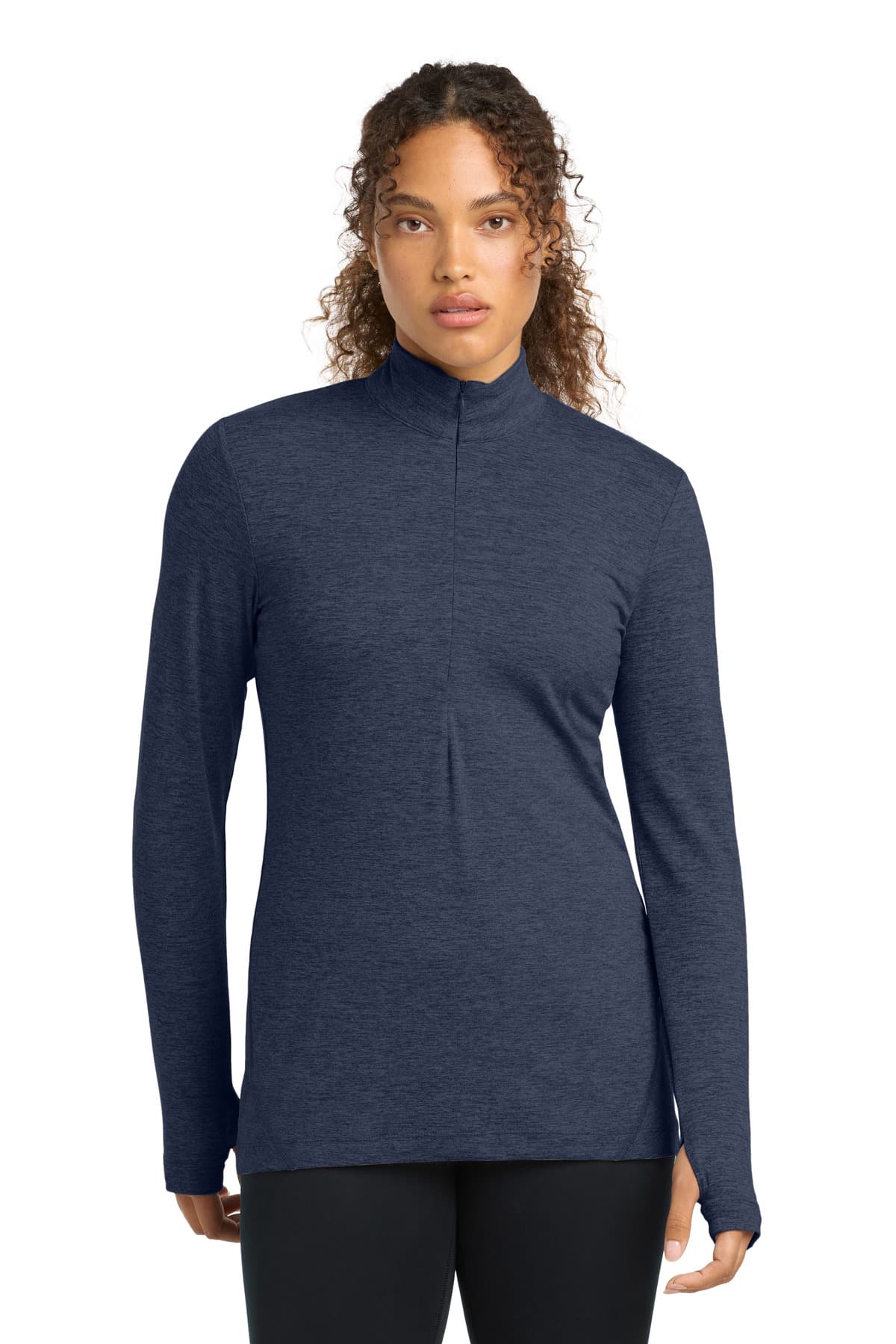 Sport-Tek ® Women's Exchange 1.5 Long Sleeve 1/2-Zip LST711 thumbnail 4
