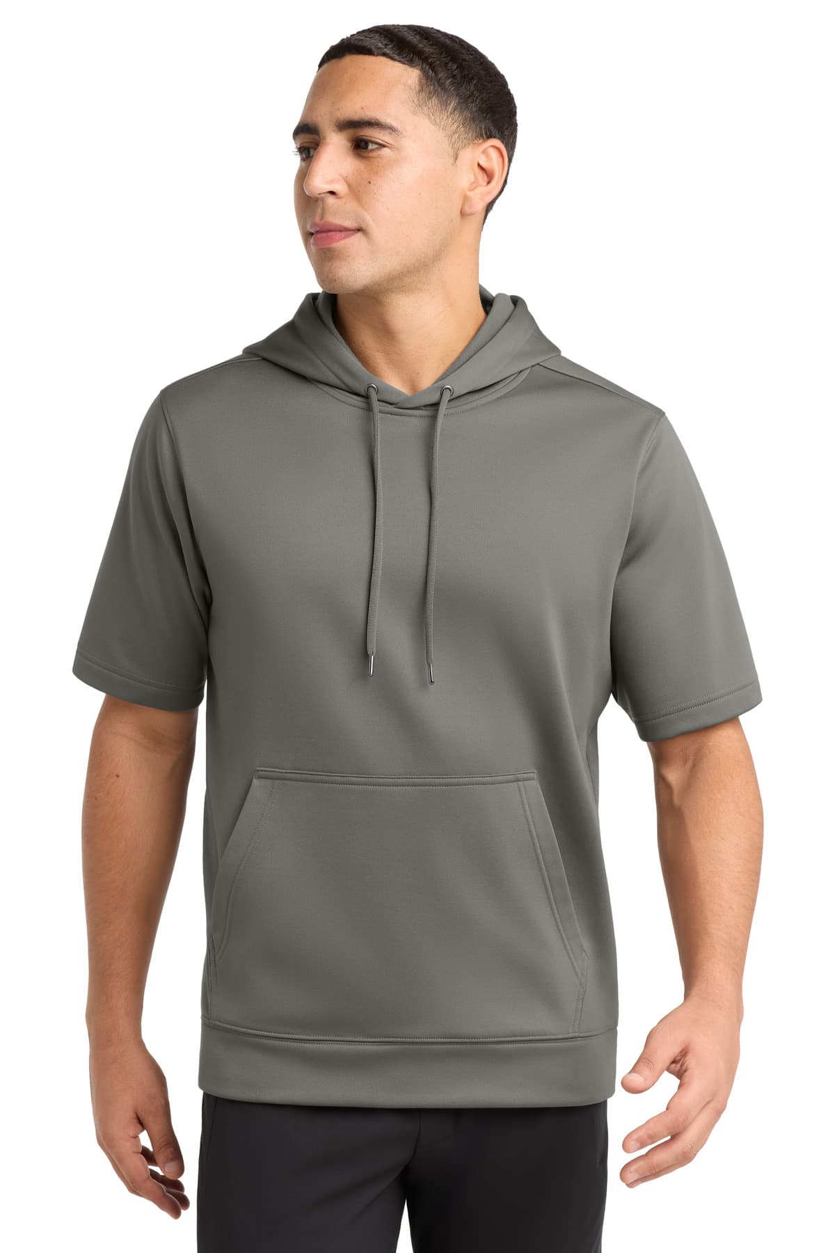 Sport-Tek ® Sport-Wick ® Fleece Short Sleeve Hooded Pullover. ST251 thumbnail 3