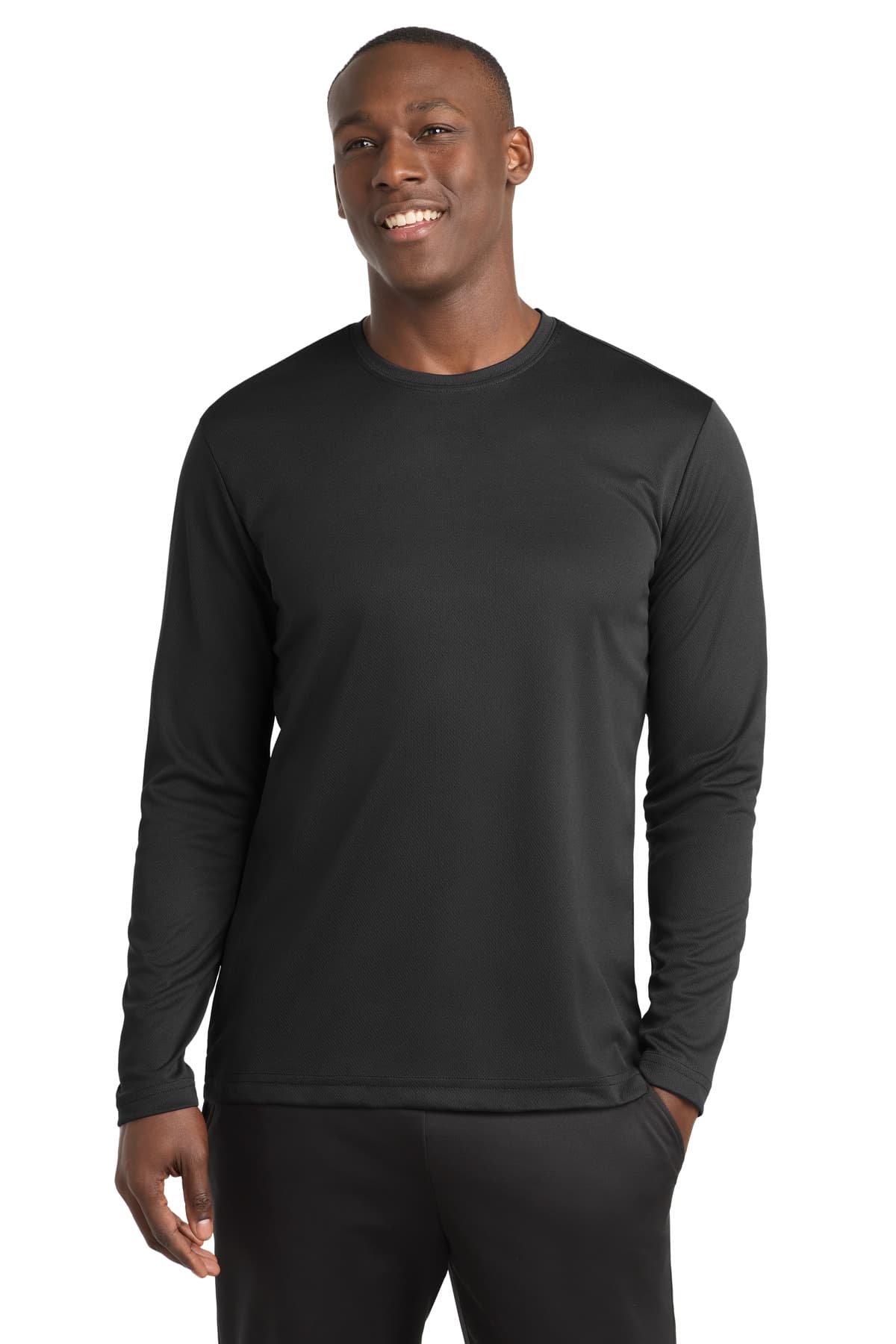 Sport-Tek ® PosiCharge ® RacerMesh ® Long Sleeve Tee. ST340LS thumbnail 2