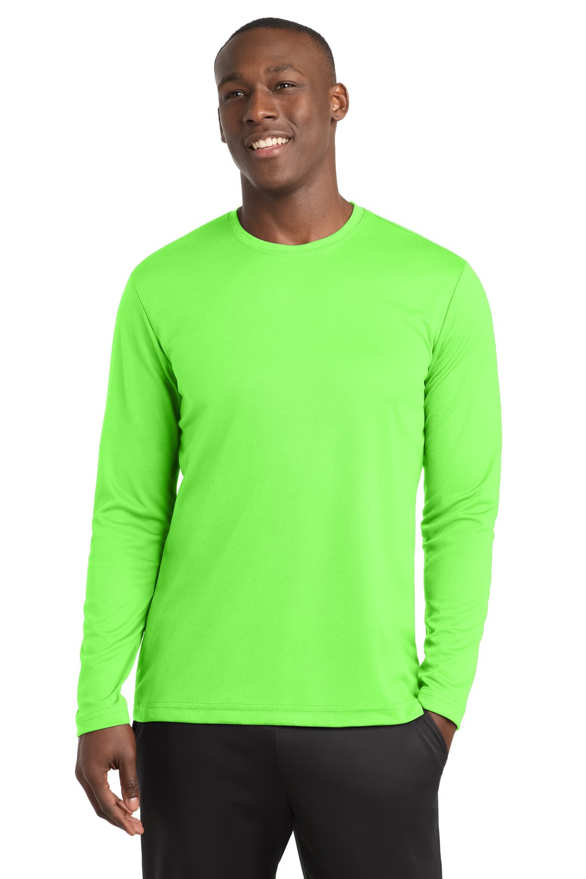 Sport-Tek ® PosiCharge ® RacerMesh ® Long Sleeve Tee. ST340LS thumbnail 4