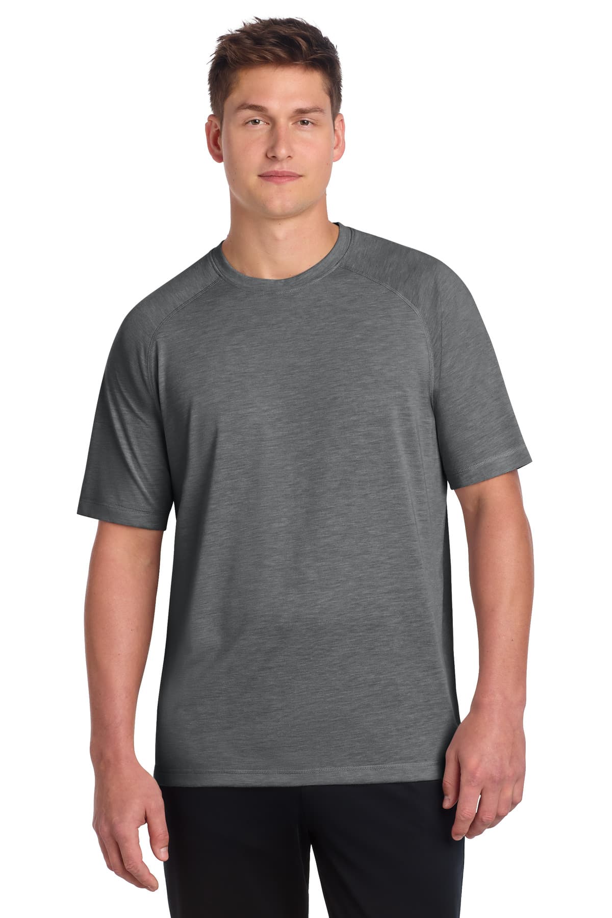 Sport-Tek ® PosiCharge ® Tri-Blend Wicking Raglan Tee. ST400 thumbnail 2