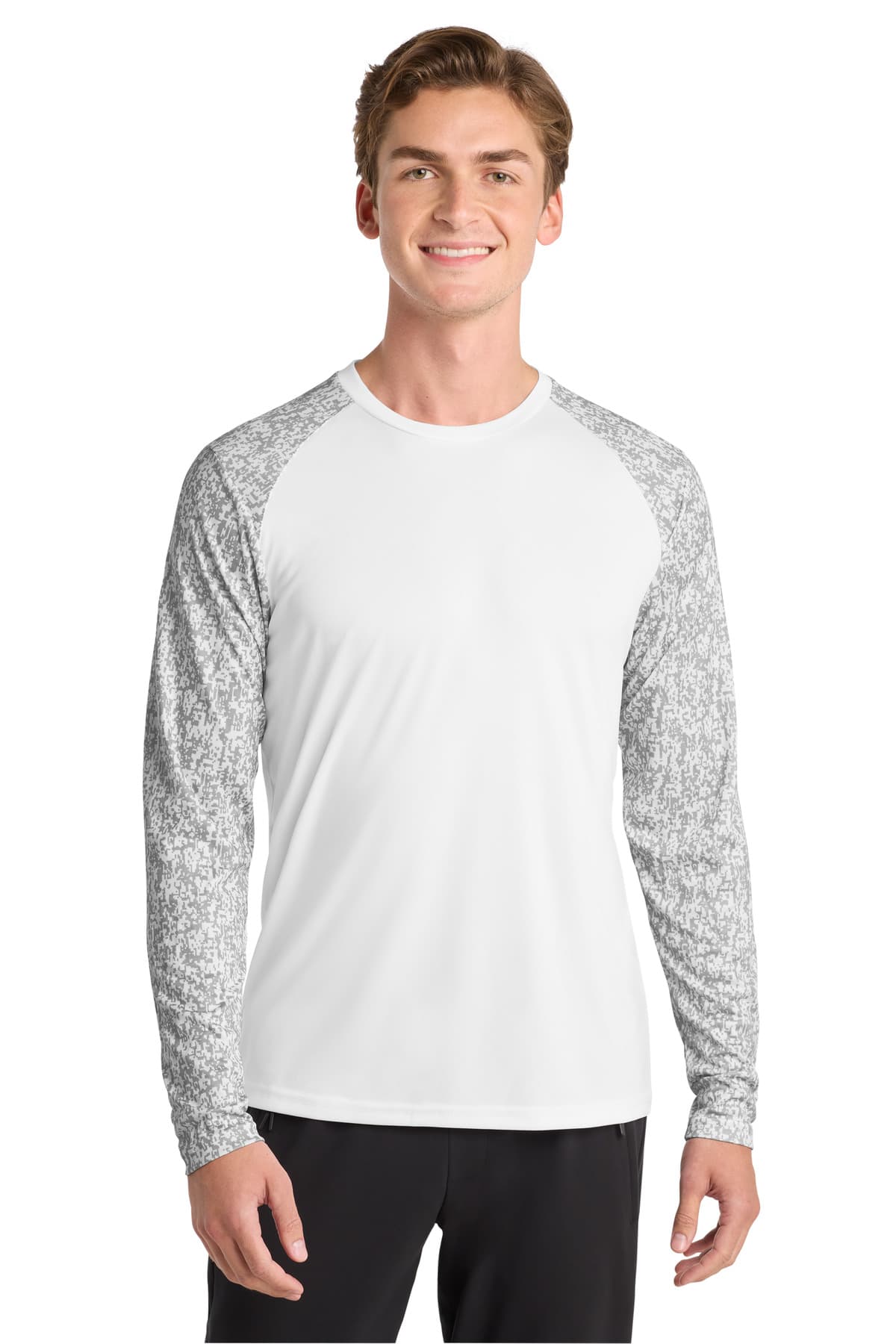 Sport-Tek ® Long Sleeve Digi Camo Tee. ST460LS thumbnail 4