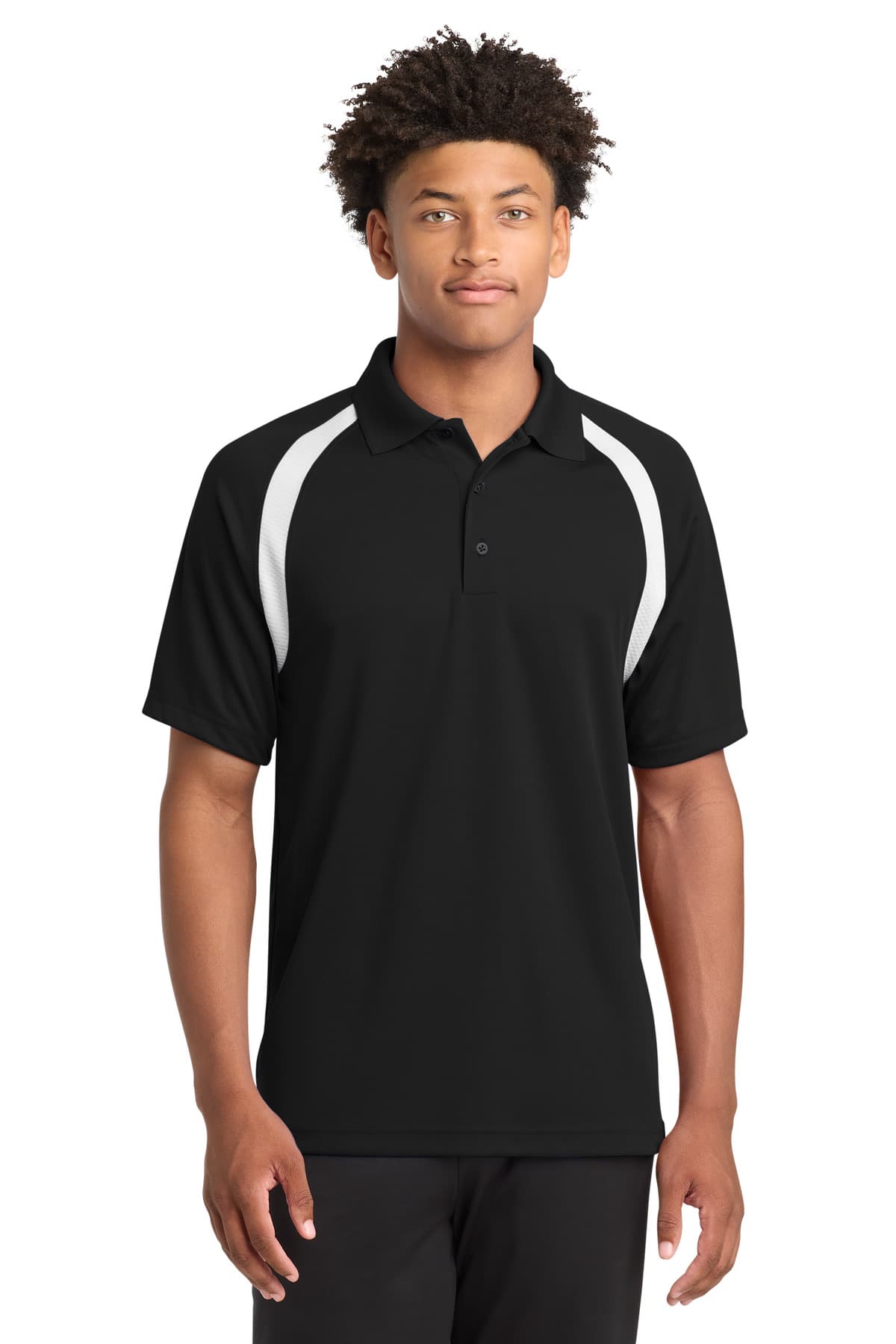 Sport-Tek ® Dry Zone ® Colorblock Raglan Polo. T476 thumbnail 2